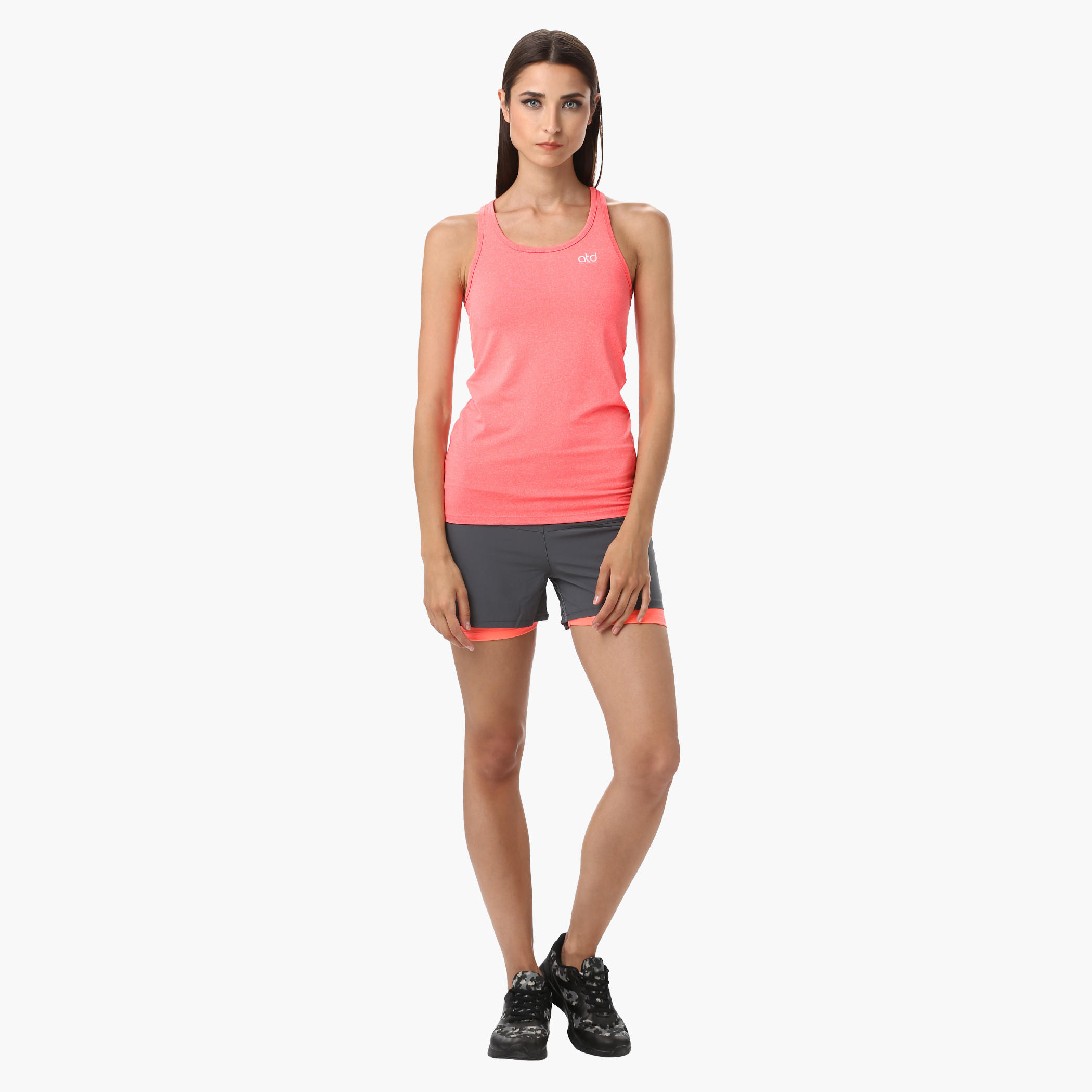 Racerback Vest W/Reflective Print At The Back-women-clothing-tshirts-image-5