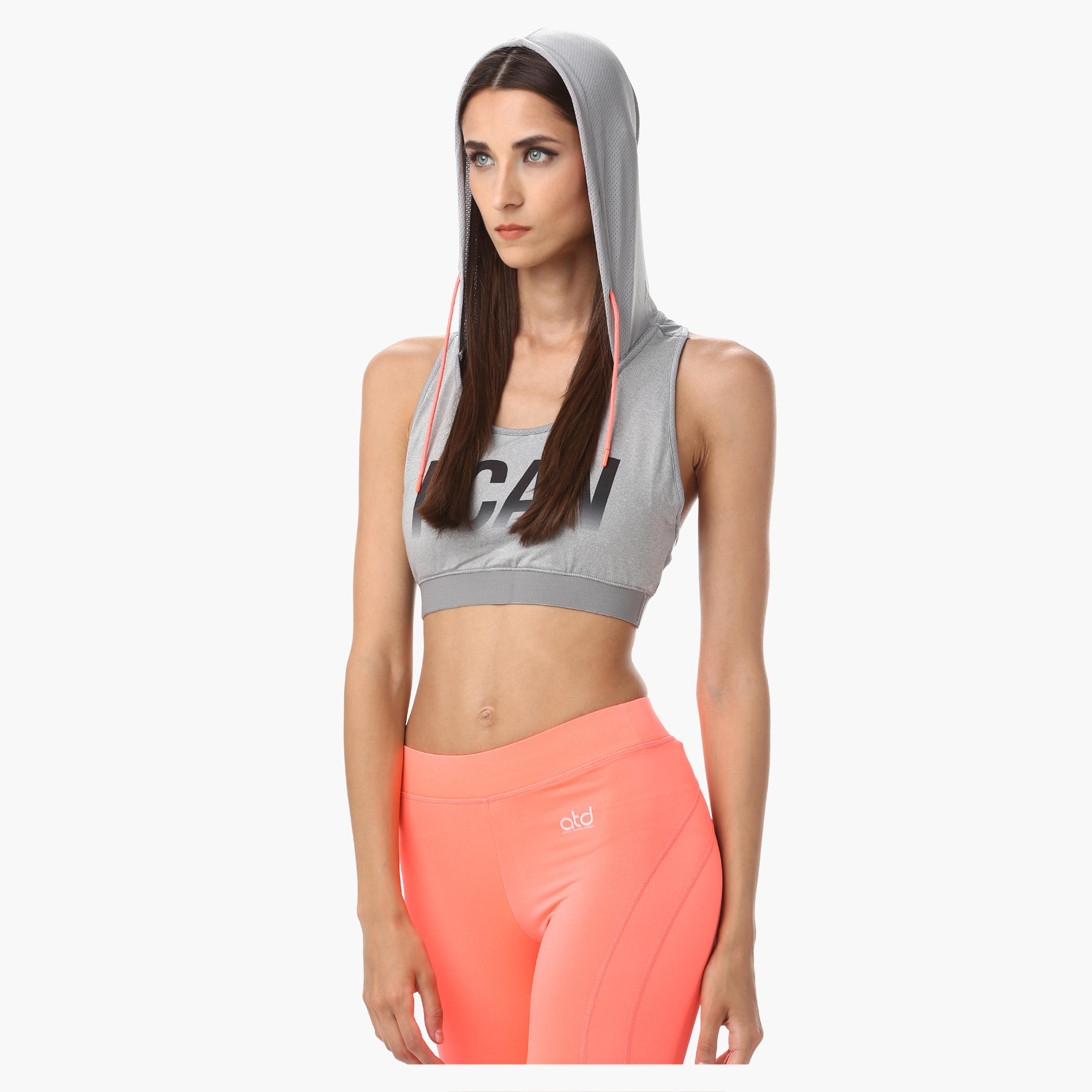 Hooded Round Neck Sports Bra with Contrast Drawcord-sports-women-clothing-sportsbras-image-3
