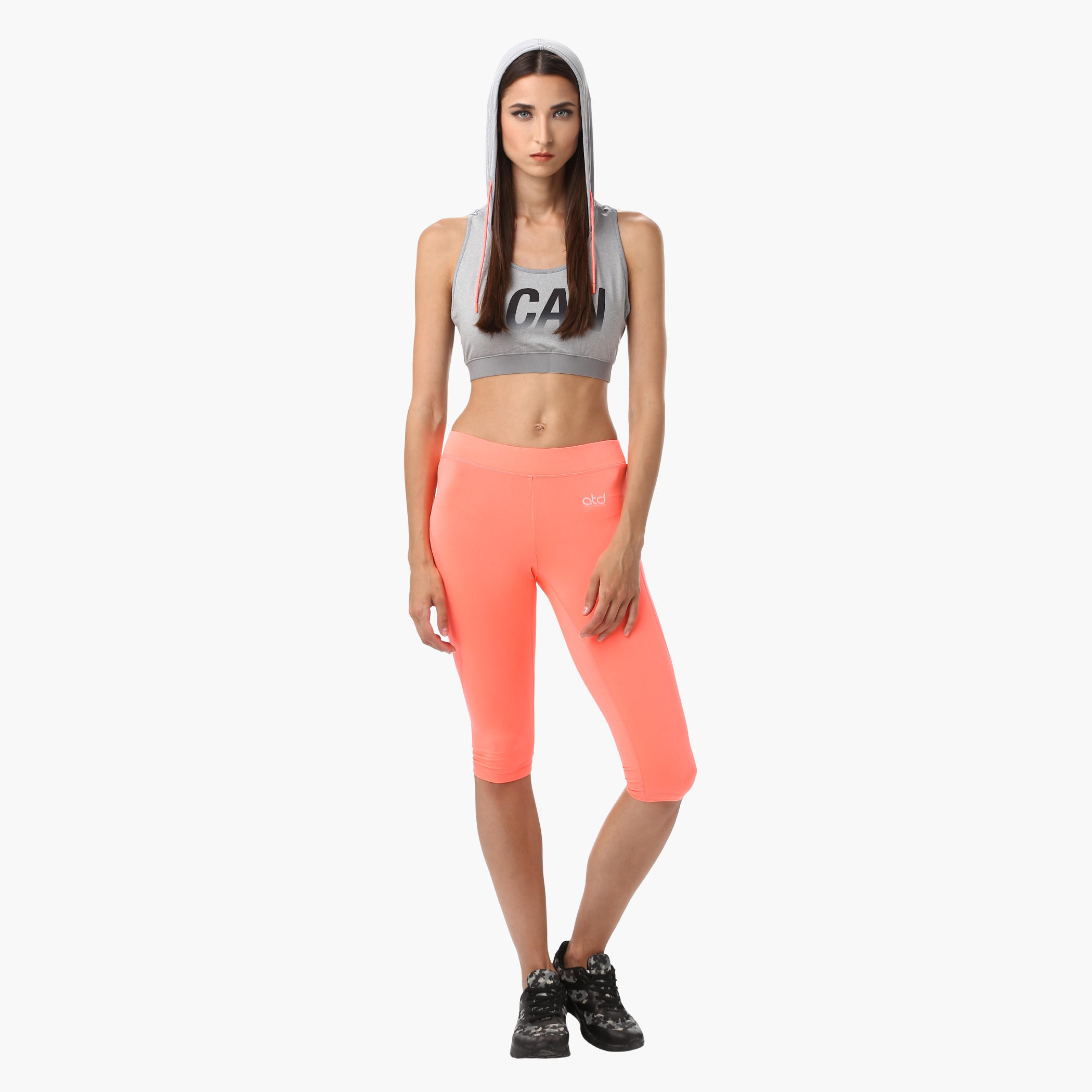 Hooded Round Neck Sports Bra with Contrast Drawcord-sports-women-clothing-sportsbras-image-5
