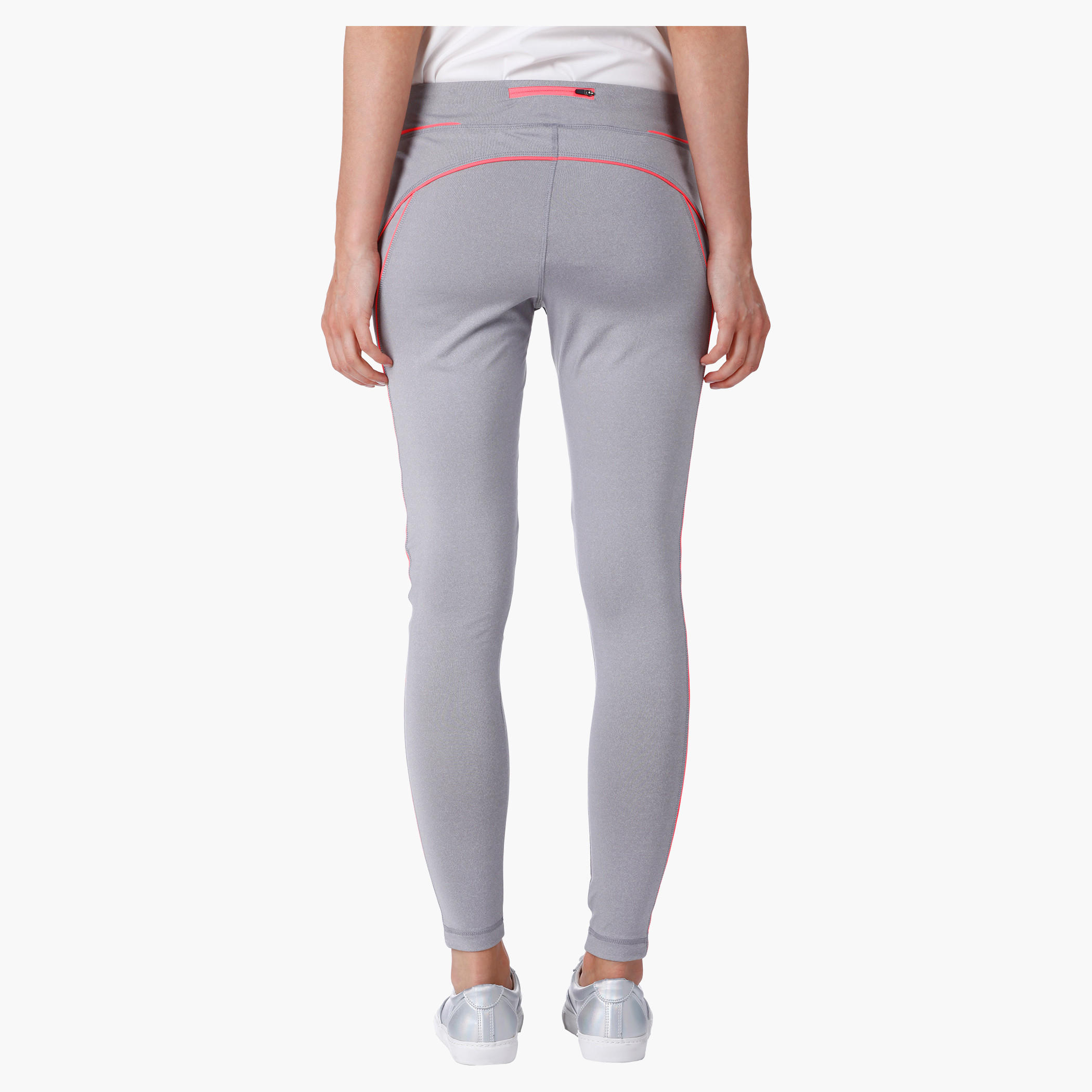 Cut and Sew Leggings with Contrast Mesh Inserts in Regular Fit-women-clothing-sportswearandactivewear-bottoms-image-4
