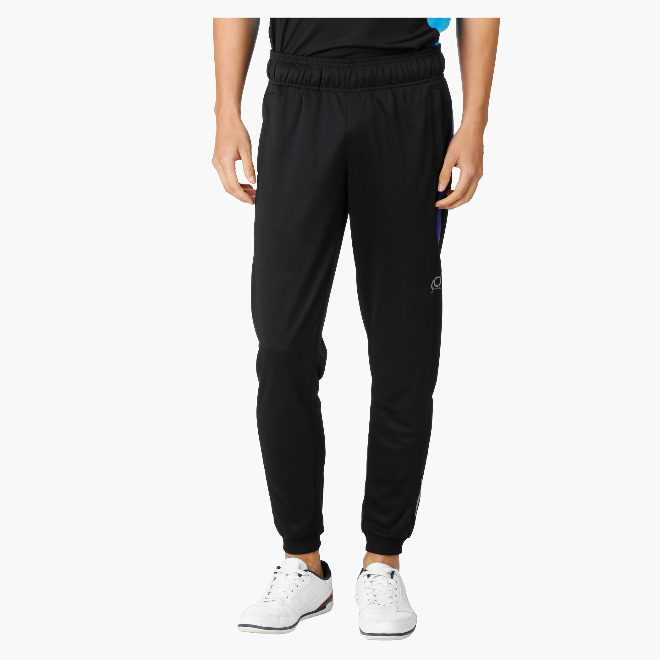 Solid Color Cuffed Jog Pants-men-clothing-bottoms-joggers-image-1