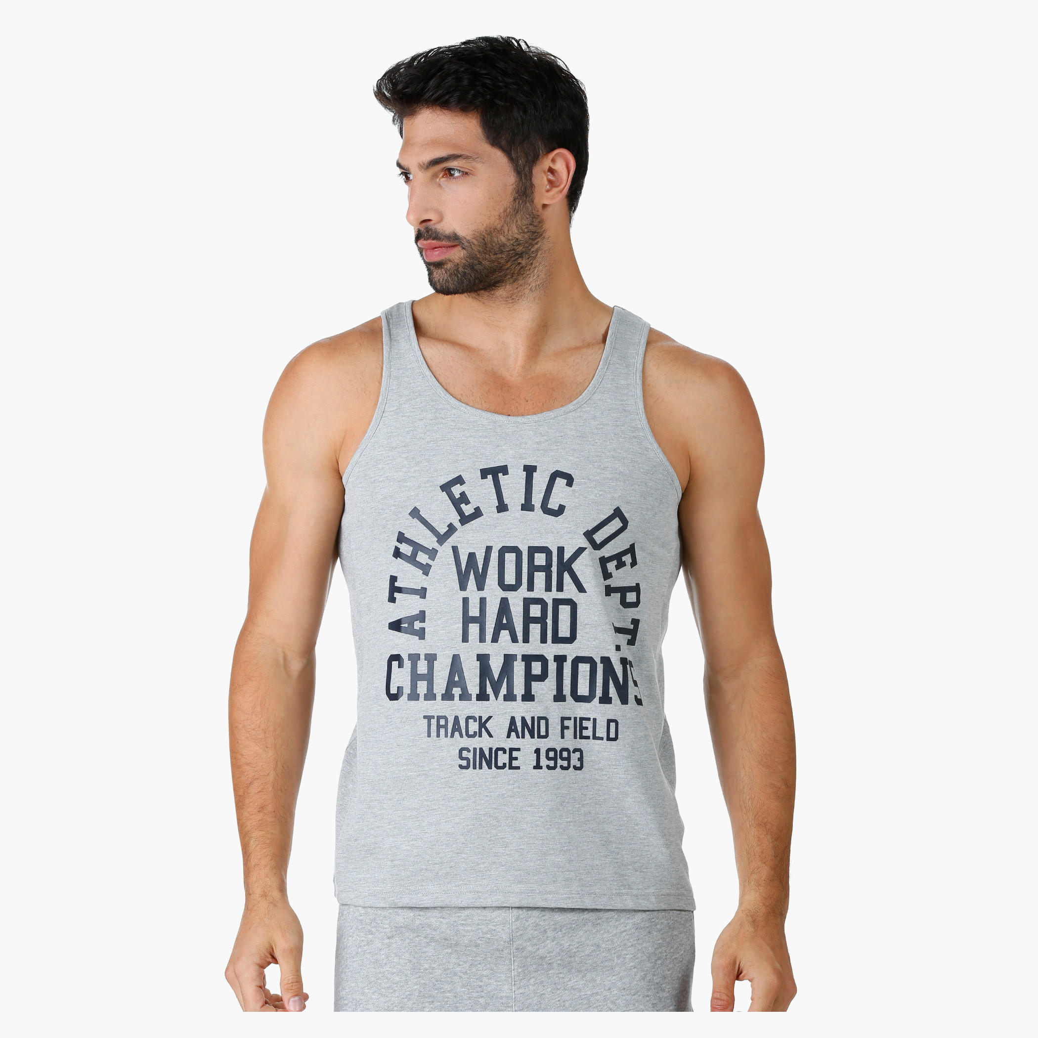Printed Tank Top with Round Neck in Regular Fit-men-clothing-tshirtsandpolos-vests-image-1
