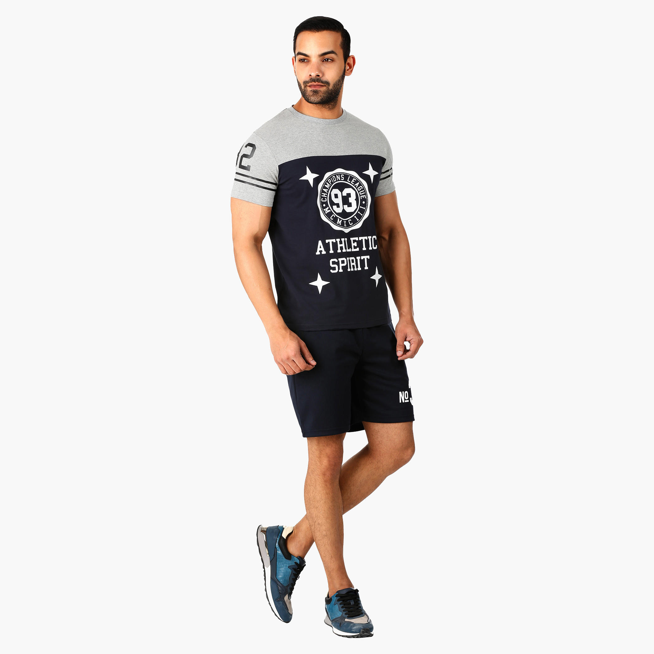 Printed Crew Neck T-Shirt with Short Sleeves in Regular Fit-men-clothing-tshirtsandpolos-tshirts-image-5