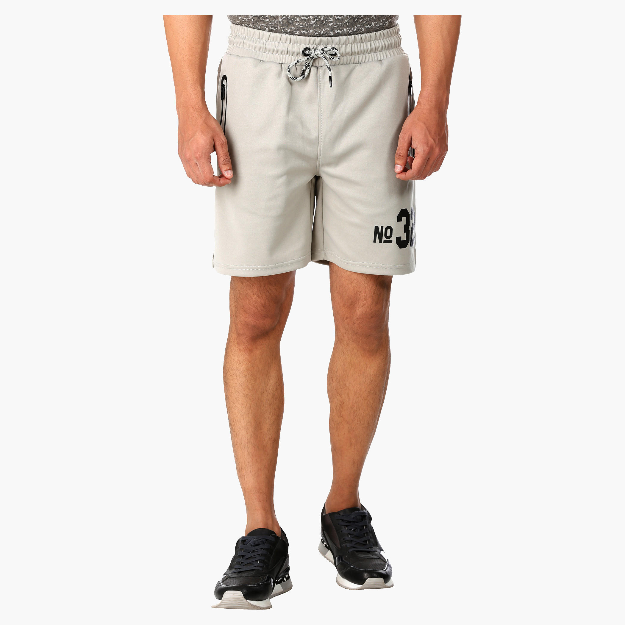 Shorts with Cut N Sew Detail In Regular Fit-men-clothing-bottoms-shorts-image-1
