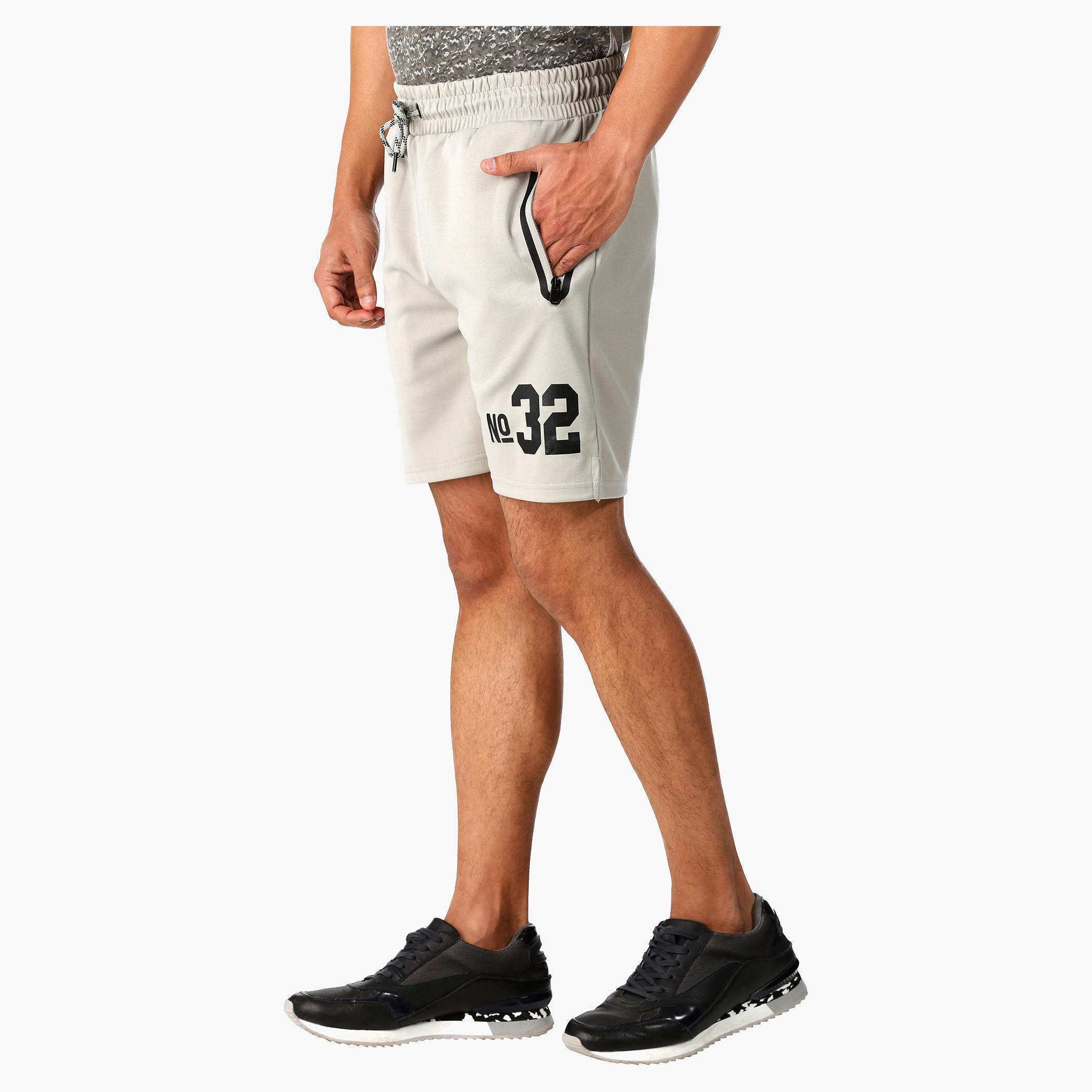 Shorts with Cut N Sew Detail In Regular Fit-men-clothing-bottoms-shorts-image-3