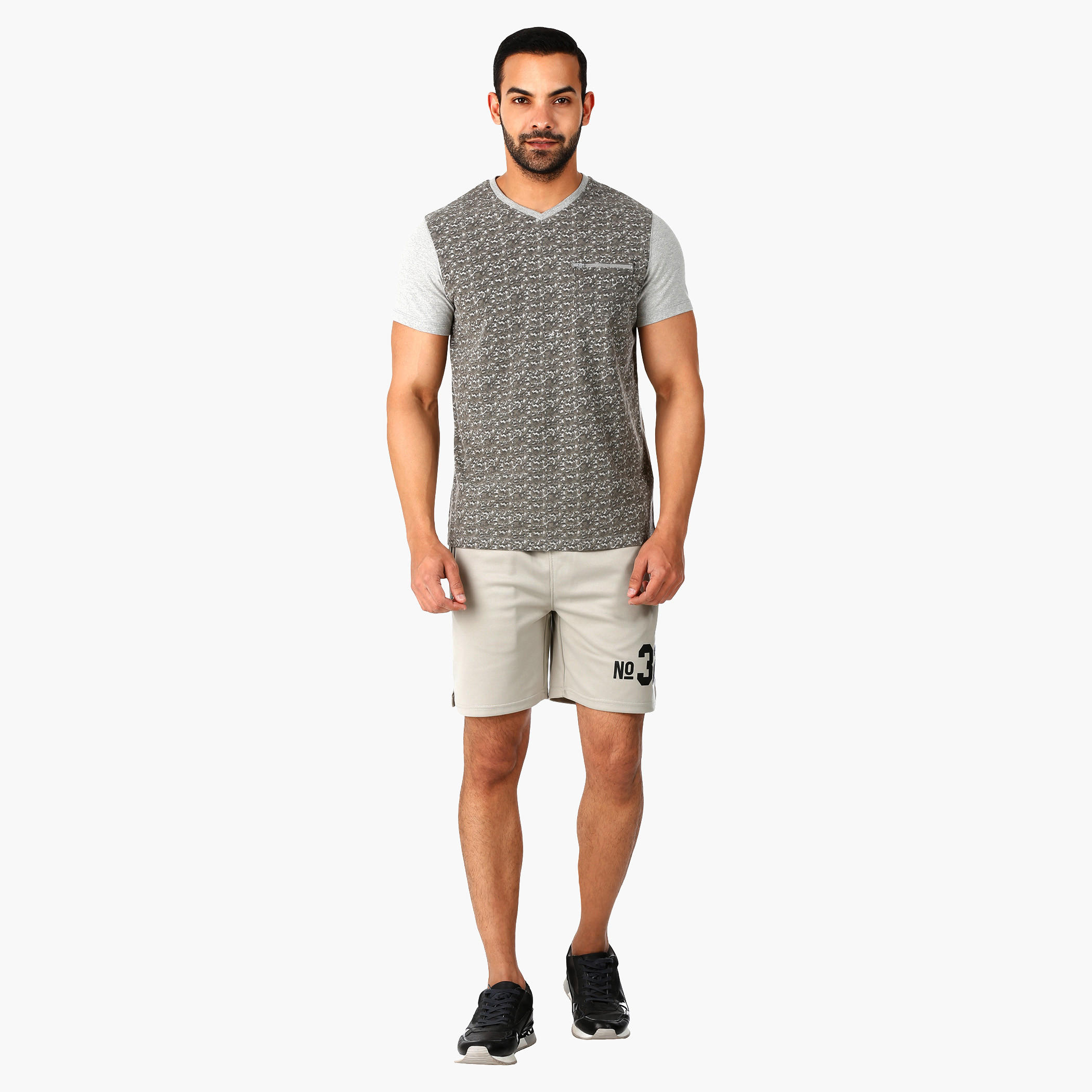 Shorts with Cut N Sew Detail In Regular Fit-men-clothing-bottoms-shorts-image-5
