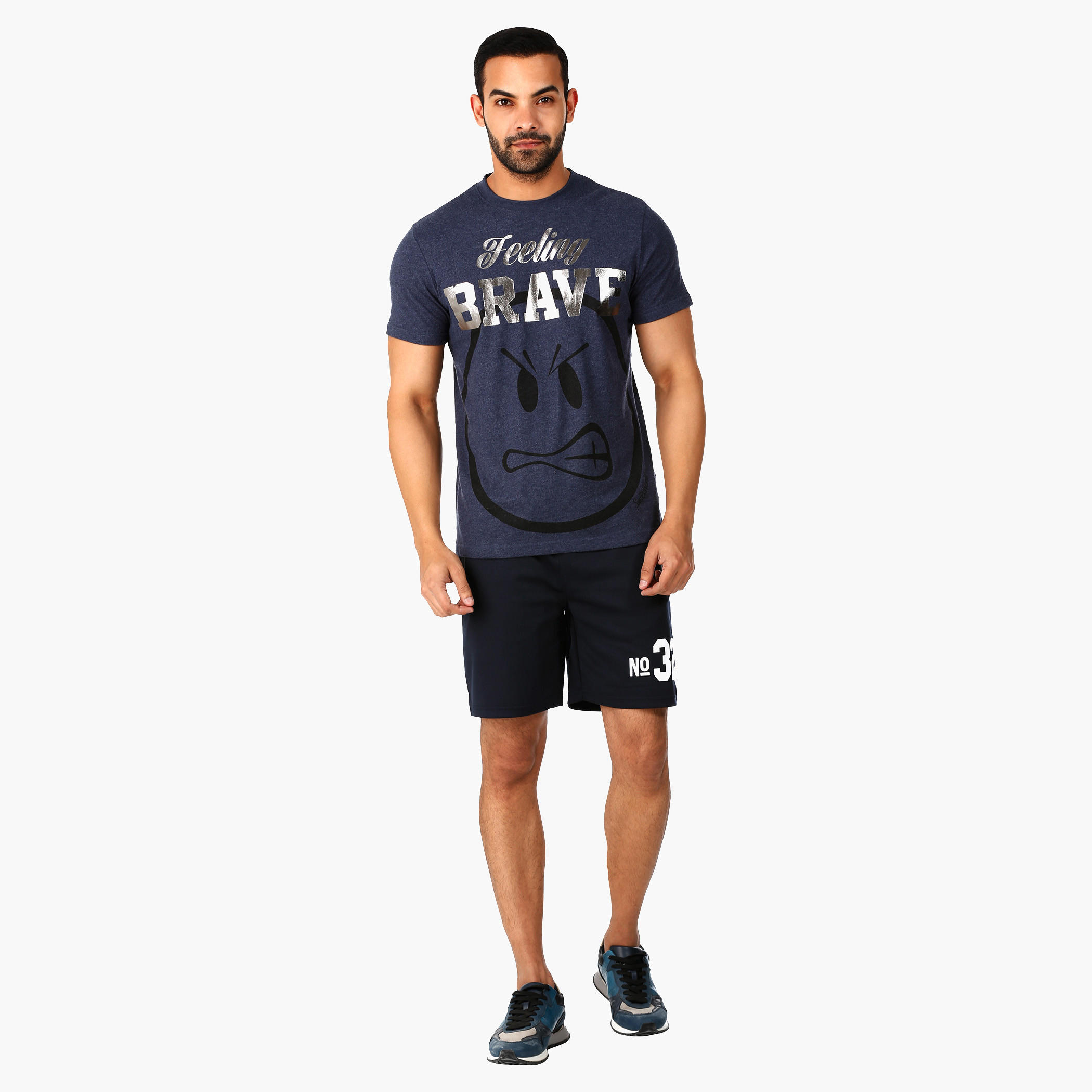 Shorts with Cut N Sew Detail In Regular Fit-men-clothing-bottoms-shorts-image-10