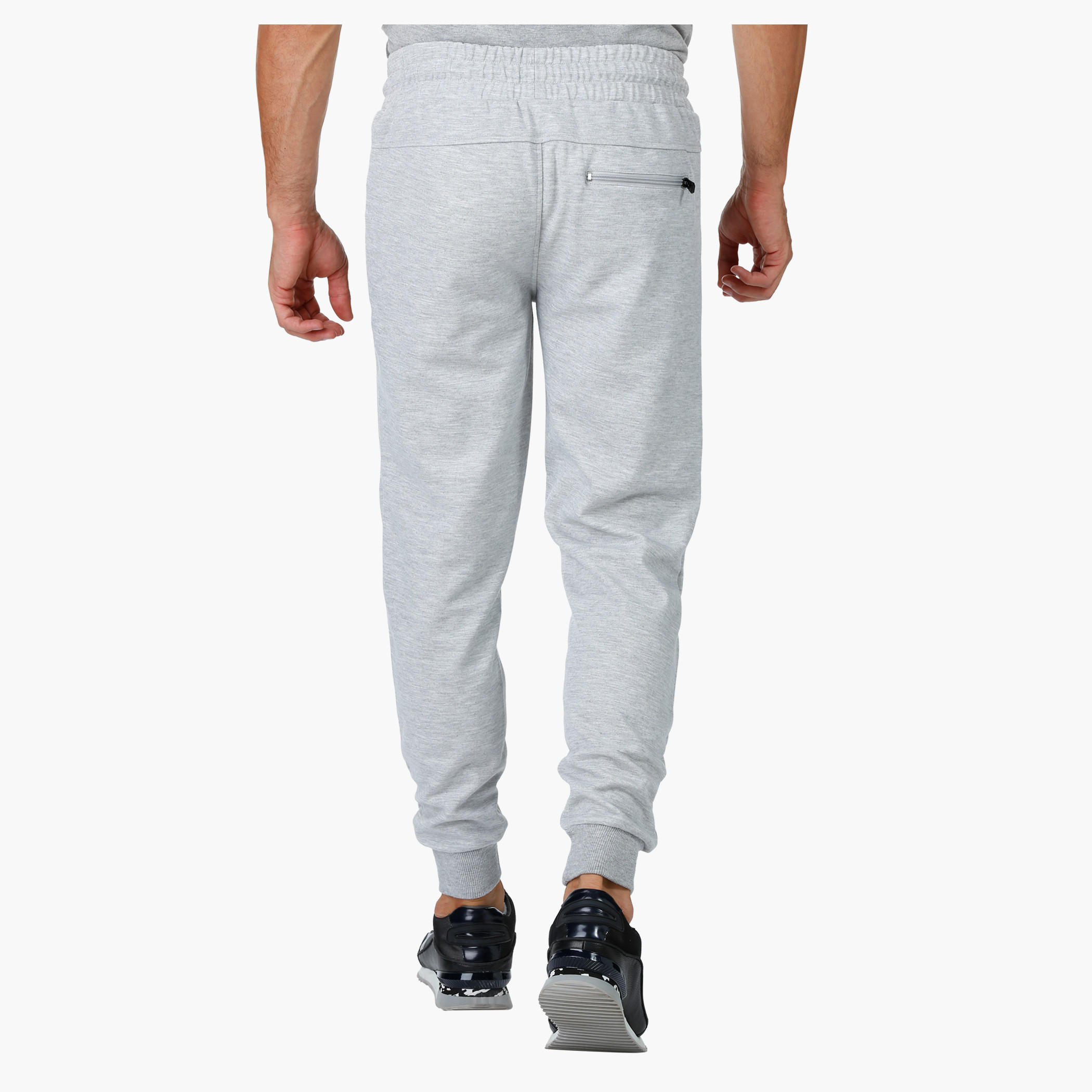 Melange Jog Pants with Zipper Pocket-men-clothing-sportswearandactivewear-bottoms-image-2