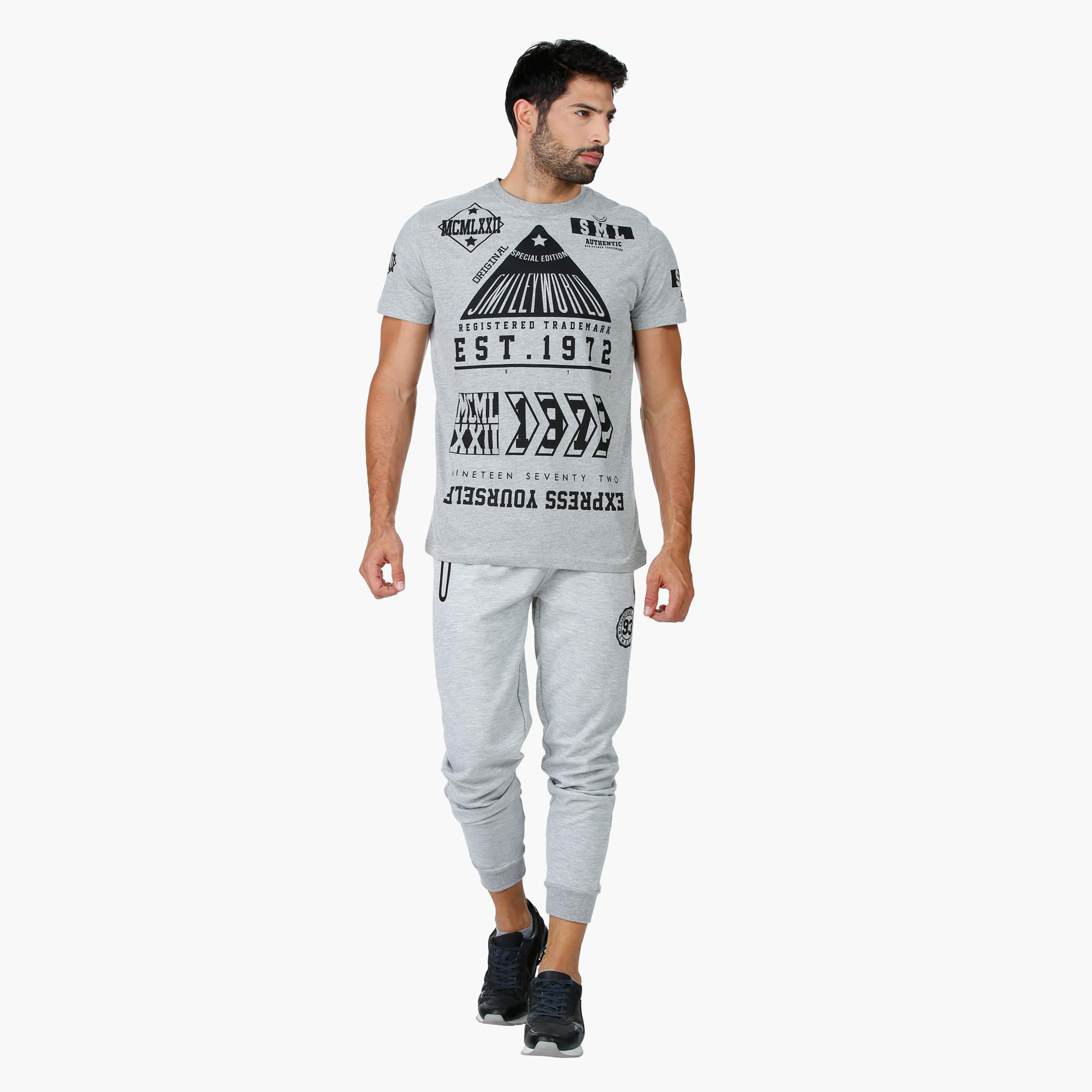 Melange Jog Pants with Zipper Pocket-men-clothing-sportswearandactivewear-bottoms-image-5