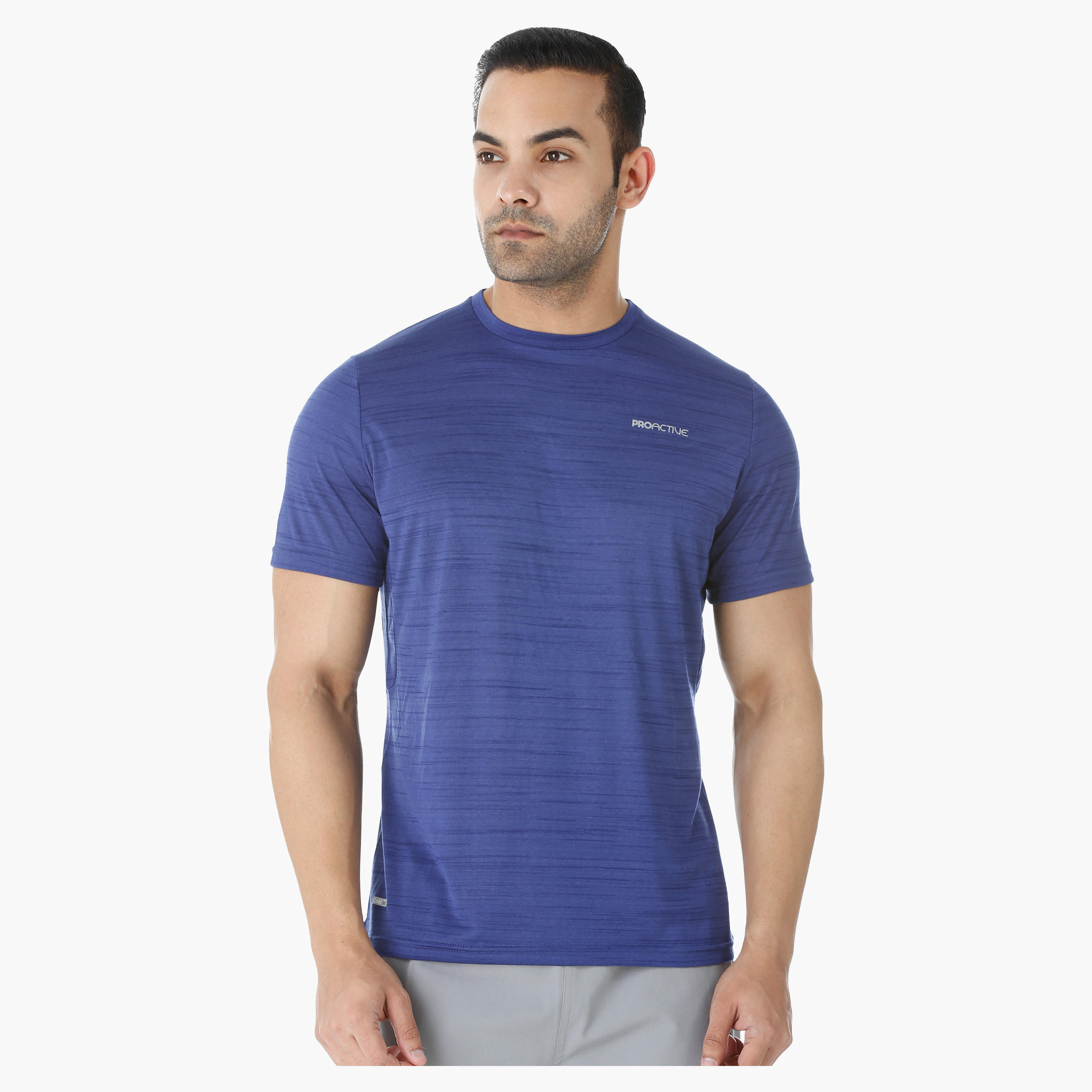 Solid Colour T-shirt with Crew Neck-men-clothing-sportswearandactivewear-tshirtsandpolos-image-5
