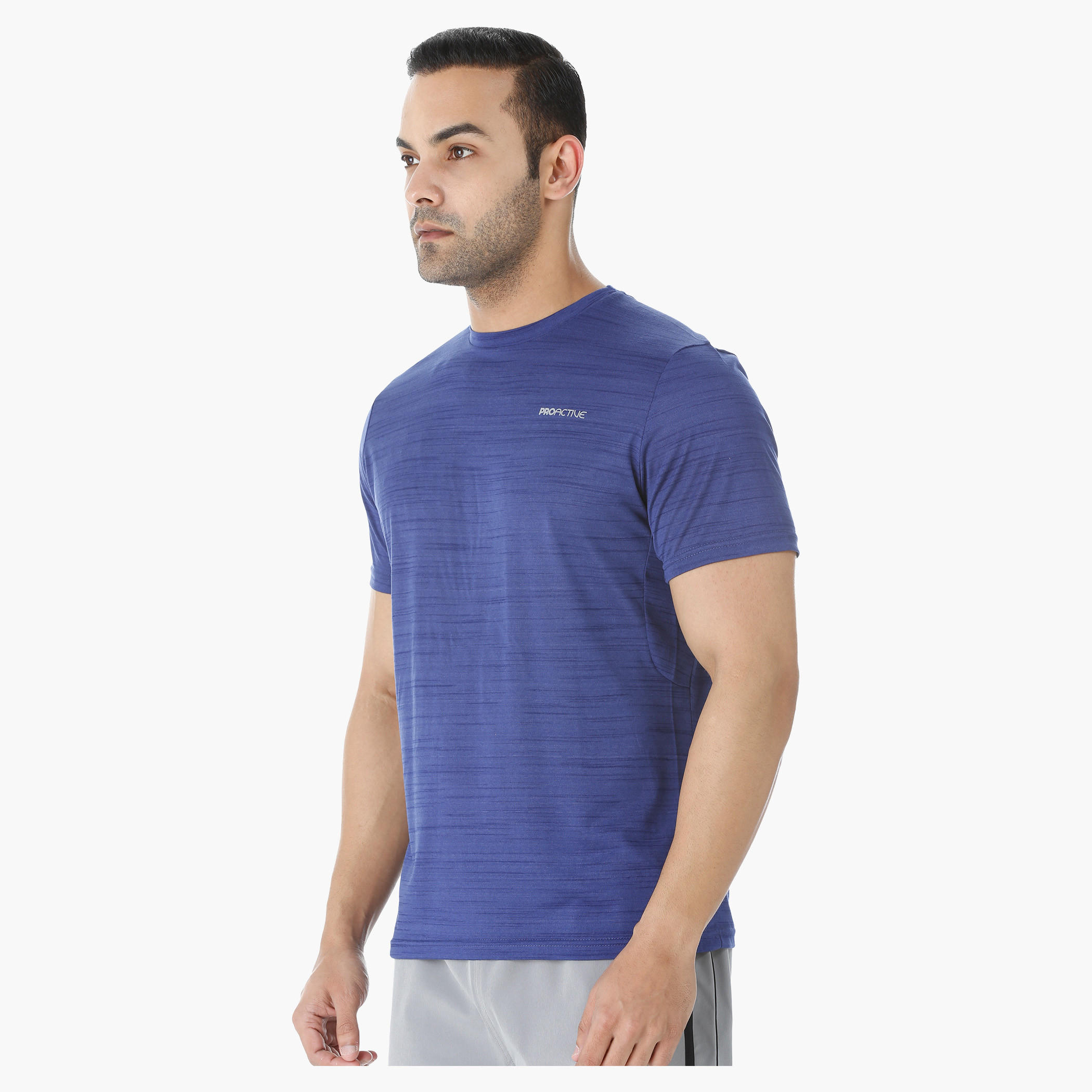 Solid Colour T-shirt with Crew Neck-men-clothing-sportswearandactivewear-tshirtsandpolos-image-3