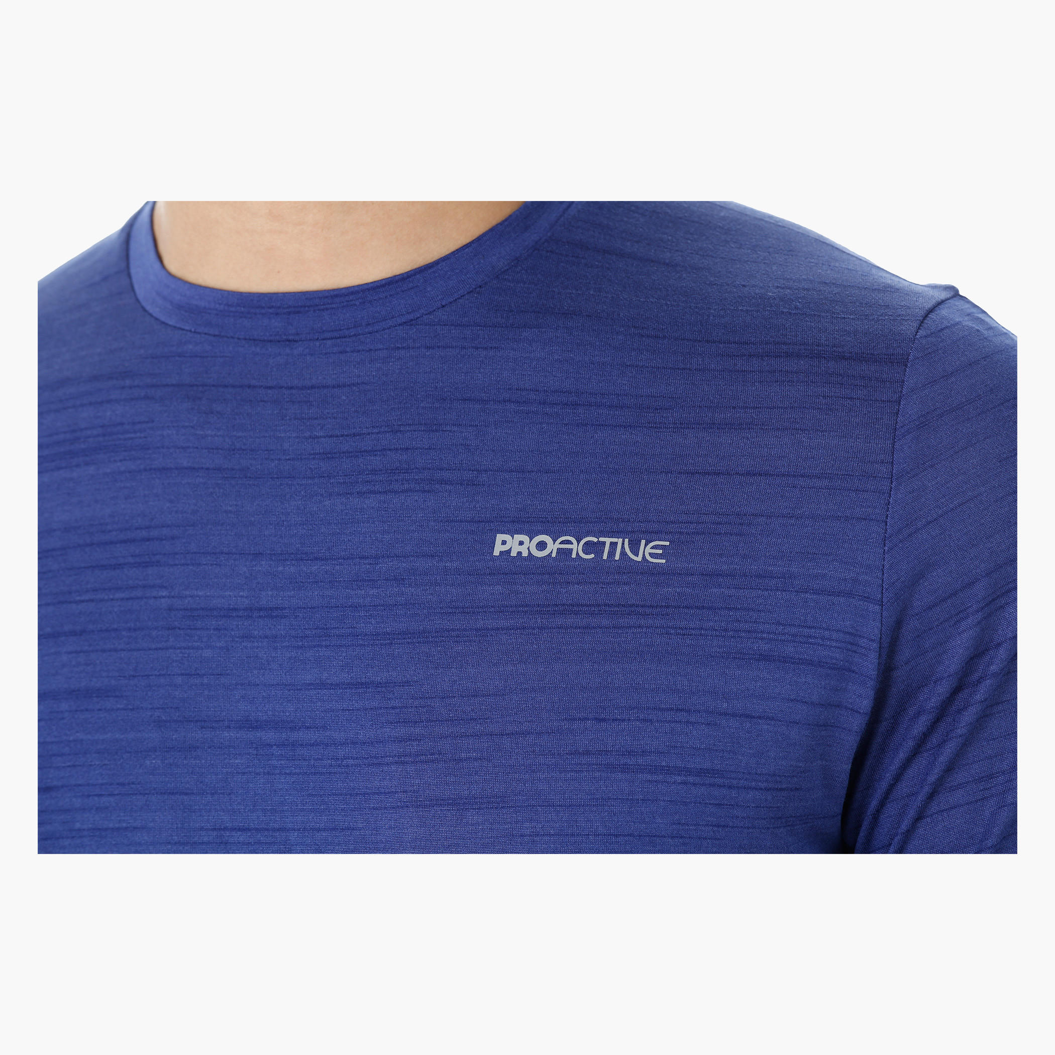 Solid Colour T-shirt with Crew Neck-men-clothing-sportswearandactivewear-tshirtsandpolos-image-2