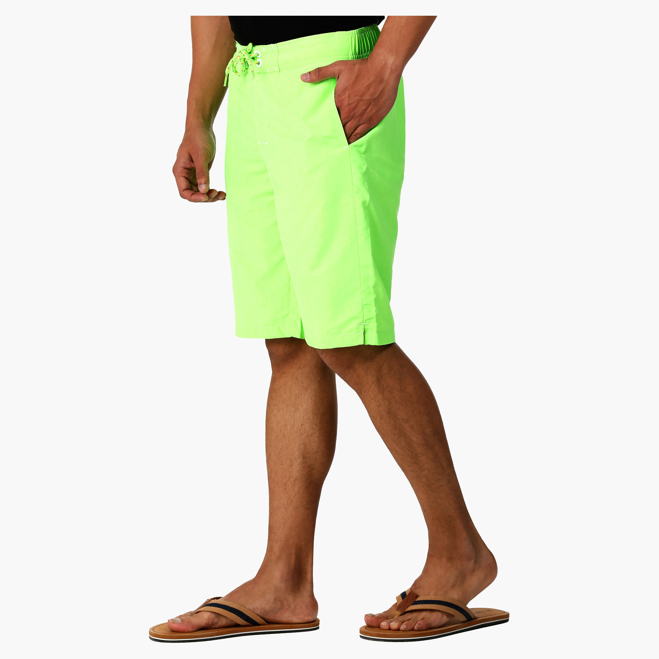 Boardshorts with Elasticated Waistband in Regular Fit-men-clothing-bottoms-shorts-image-8