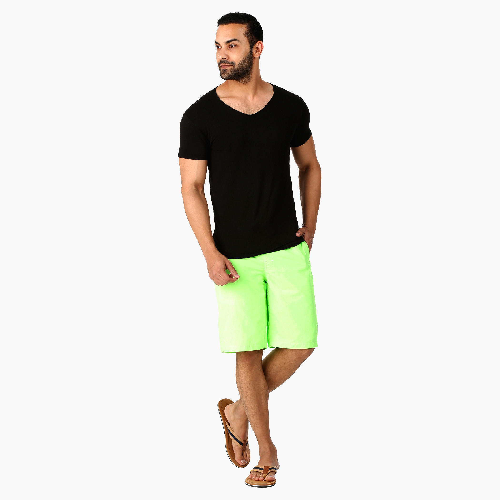 Boardshorts with Elasticated Waistband in Regular Fit-men-clothing-bottoms-shorts-image-10