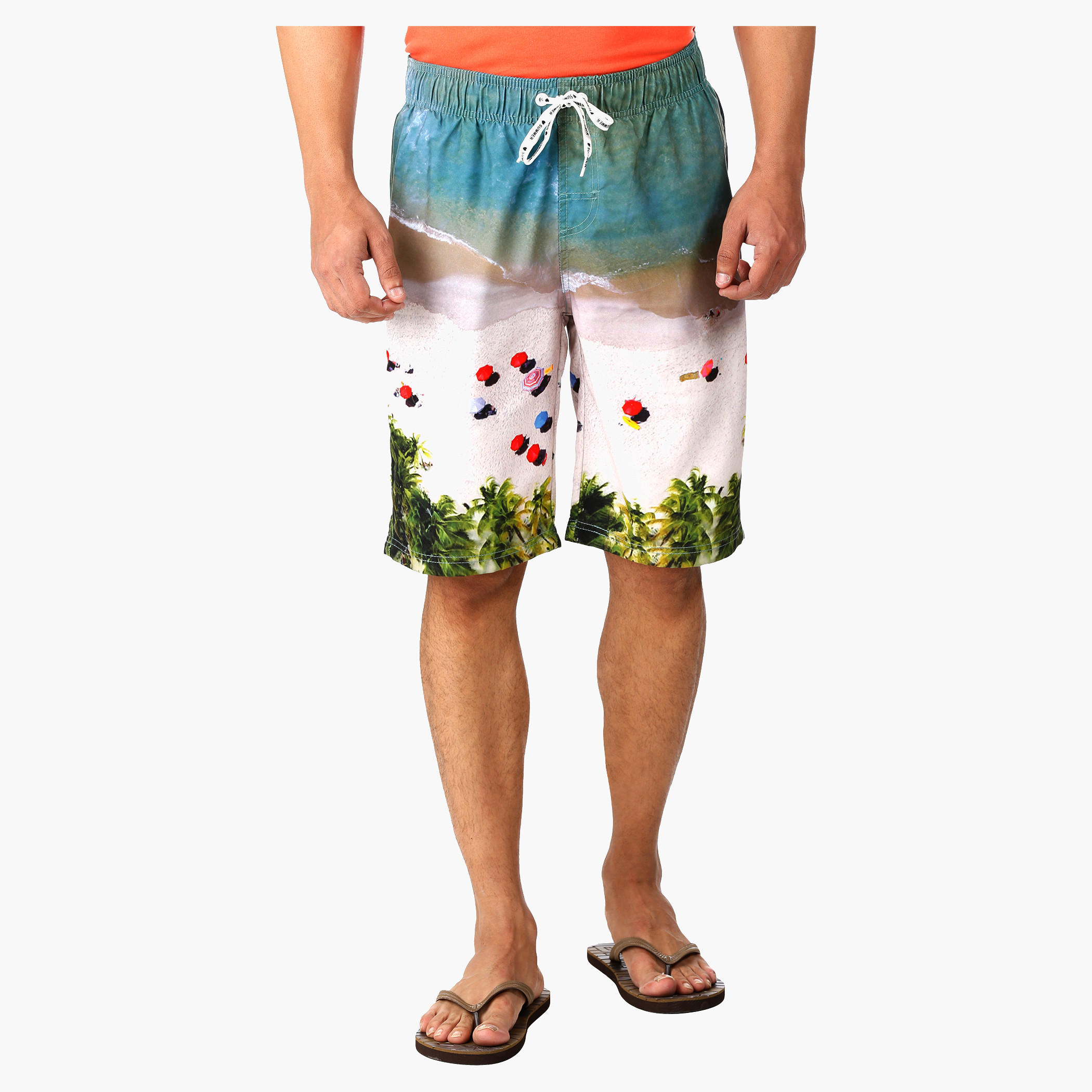 Printed Boardshorts with Back Lip Pocket in Regular Fit-men-clothing-bottoms-shorts-image-1