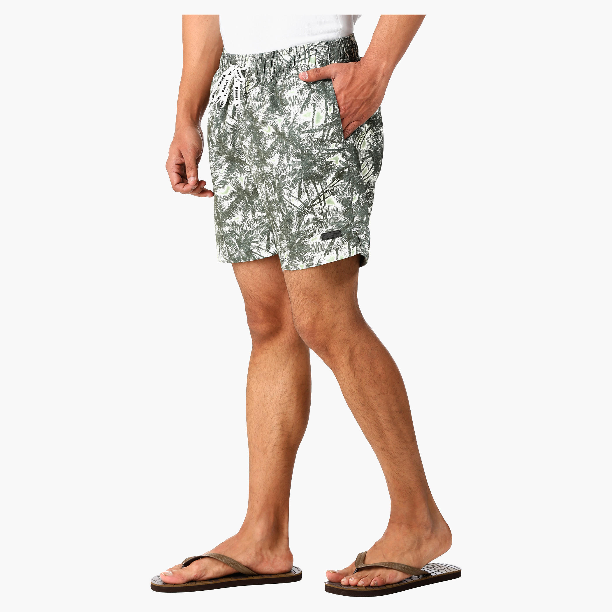 Printed Basic Board Shorts in Regular Fit-men-clothing-bottoms-shorts-image-3