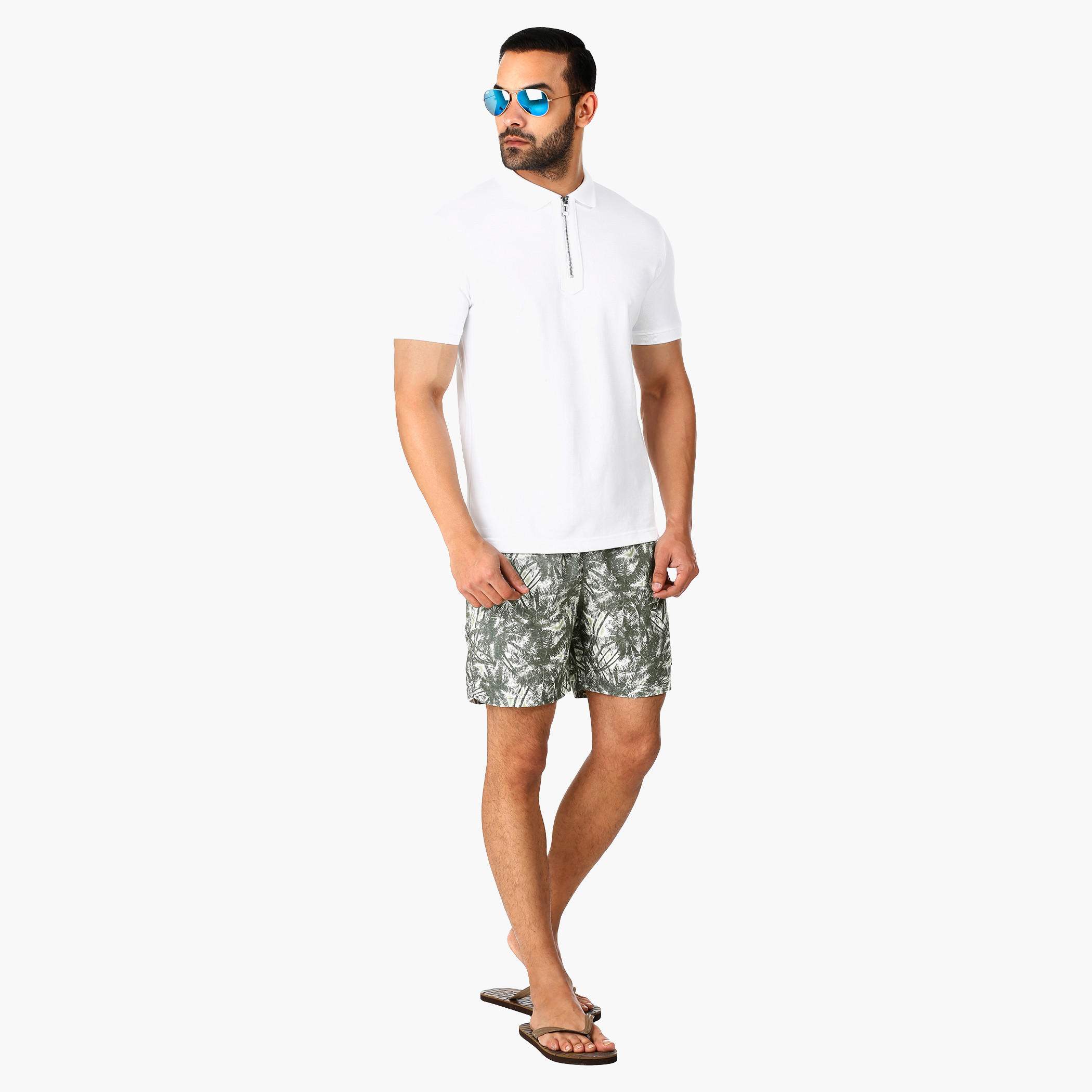 Printed Basic Board Shorts in Regular Fit-men-clothing-bottoms-shorts-image-1