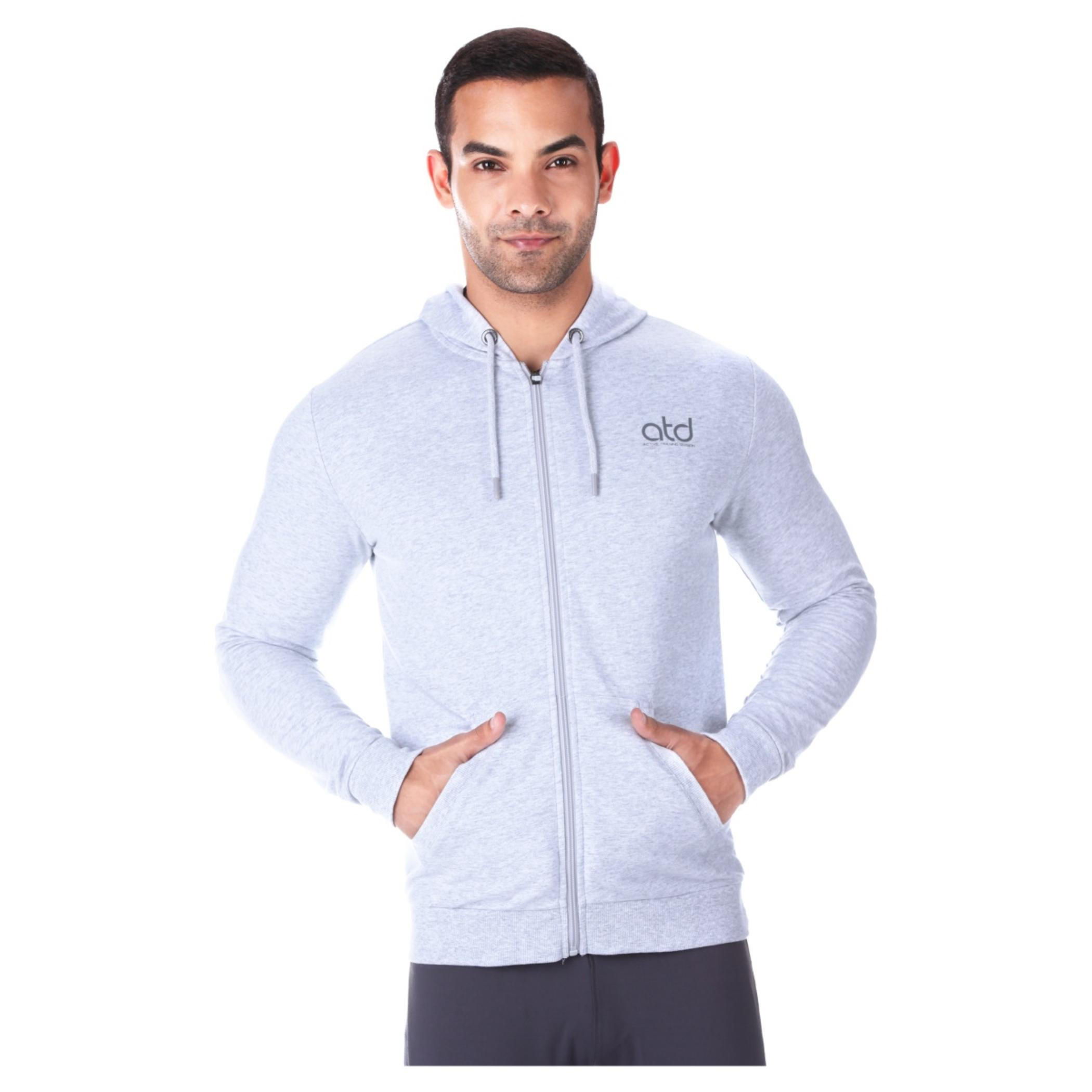 Melange Zipper Jacket-men-winterwear-hoodiesandsweatshirts-image-1