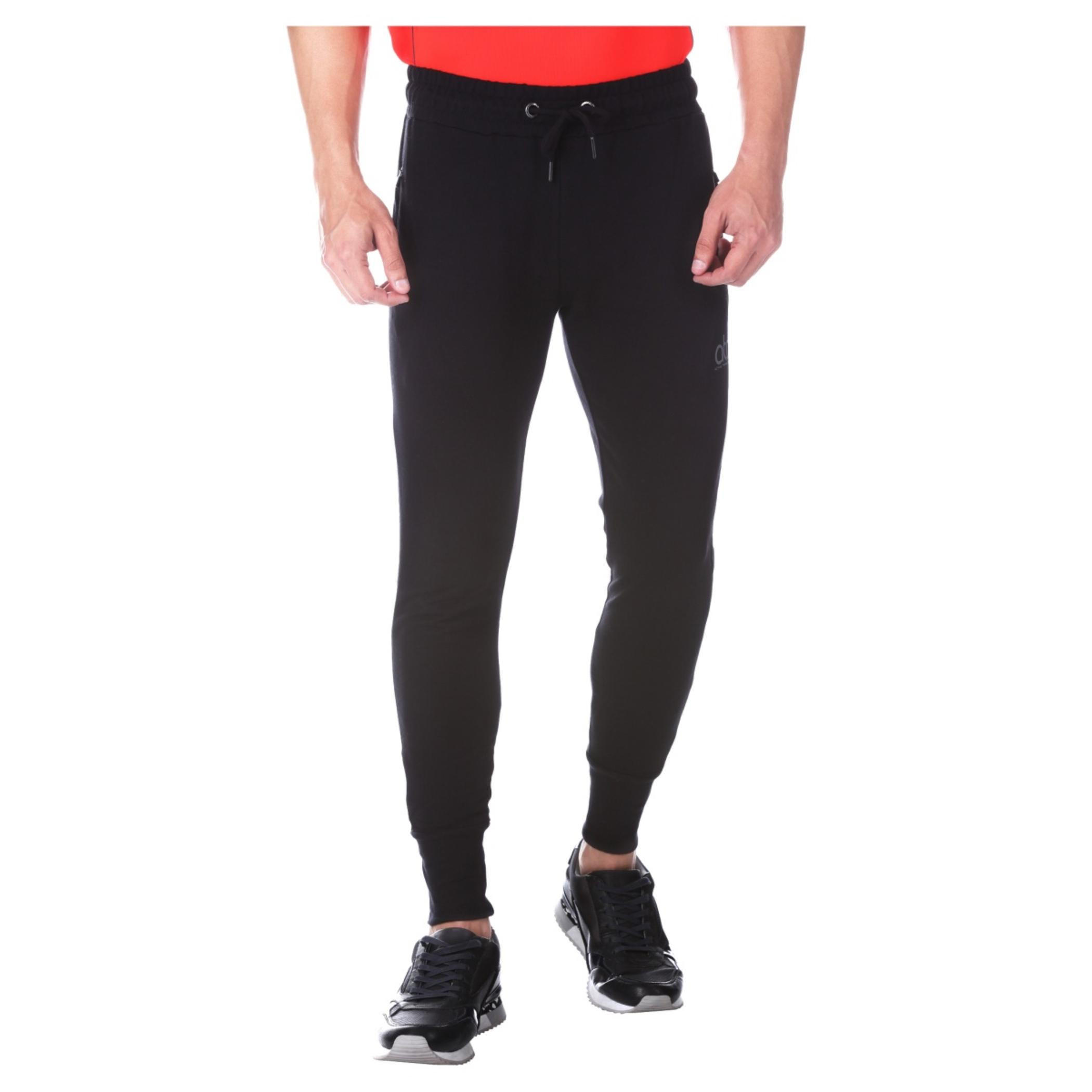 Solid Colour Jog Pants-men-clothing-sportswearandactivewear-bottoms-image-5
