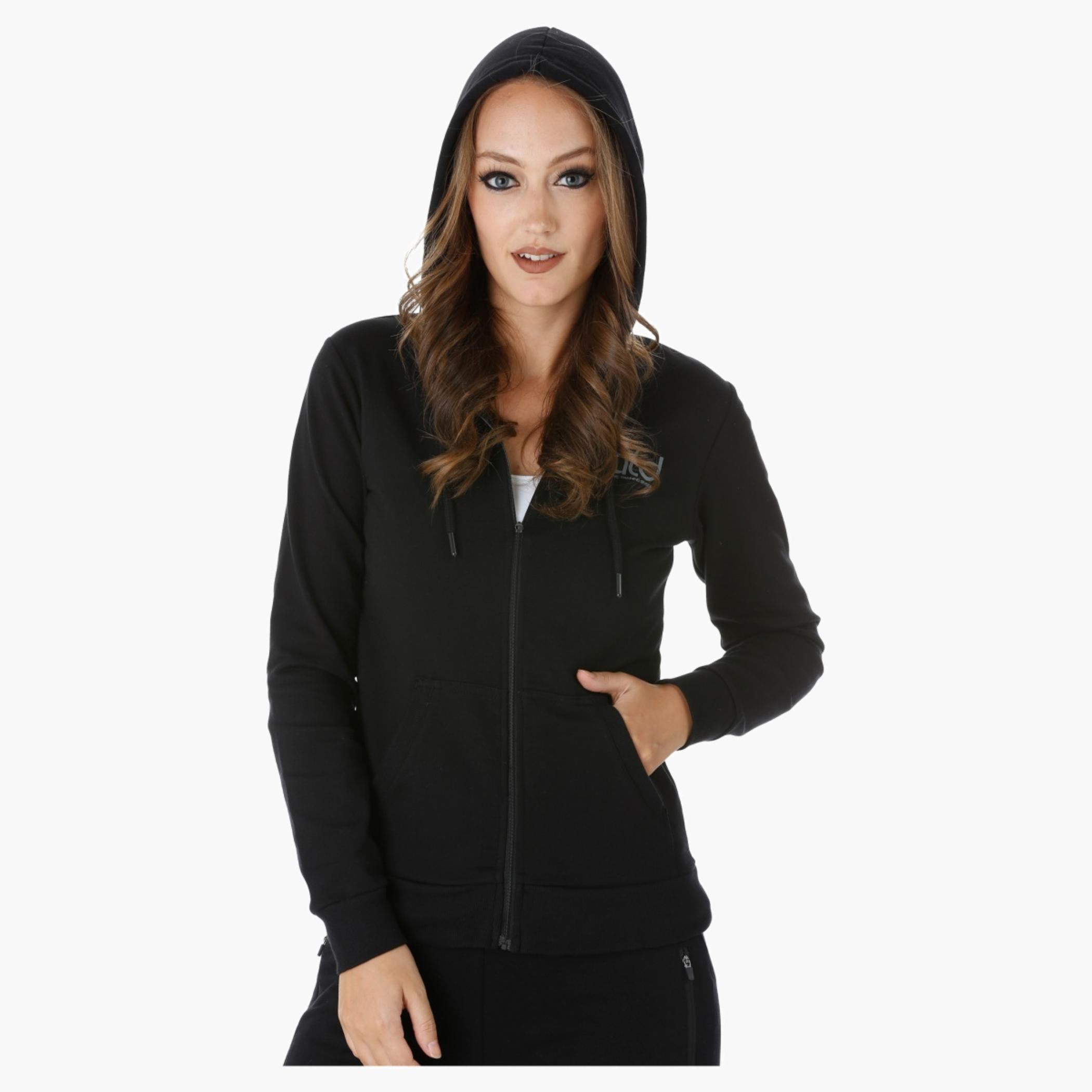 Hooded Jacket with Long Sleeves and Zip Closure-women-clothing-sportswearandactivewear-hoodiesandsweatshirts-image-10