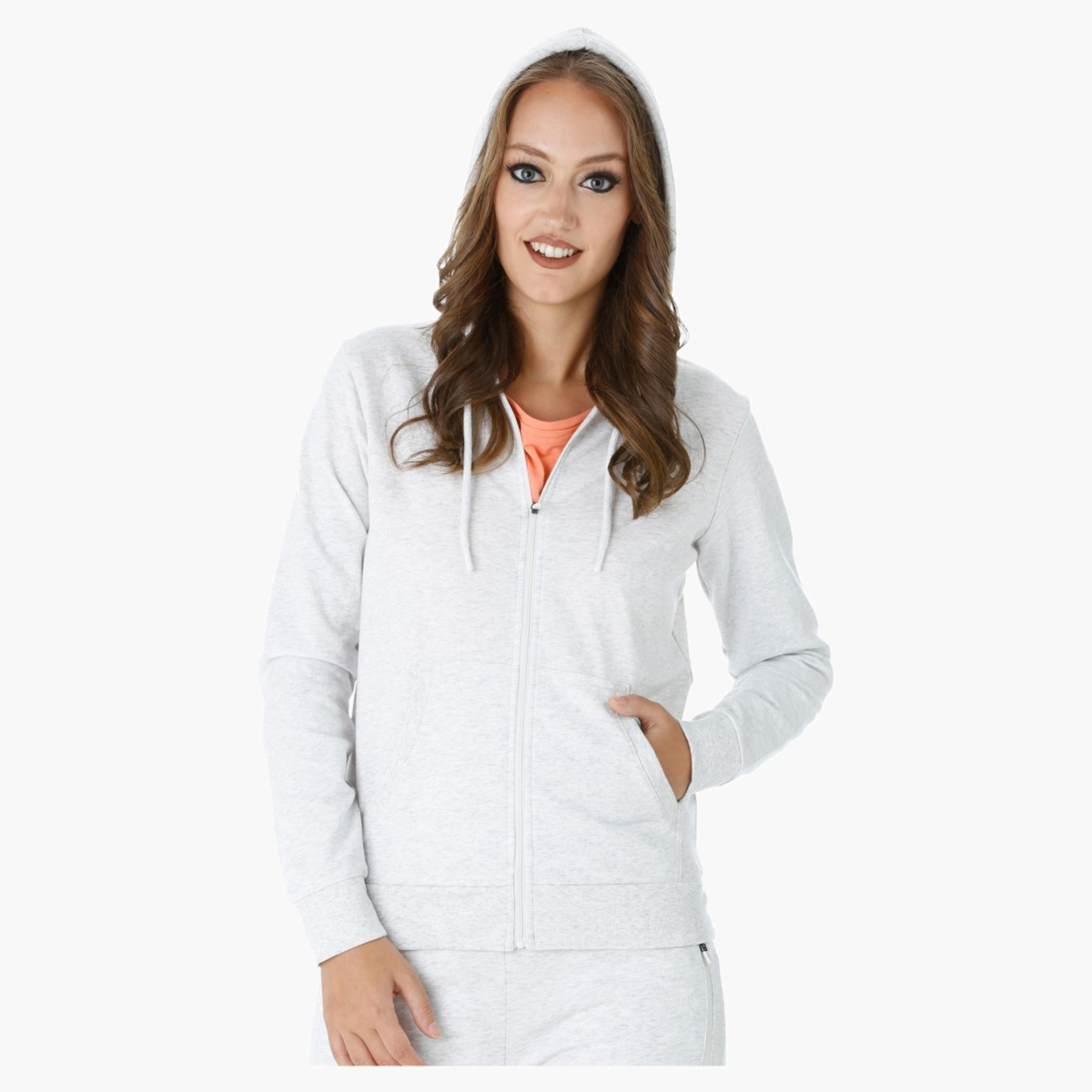 Hooded Jacket with Long Sleeves and Zip Closure-women-clothing-sportswearandactivewear-hoodiesandsweatshirts-image-5