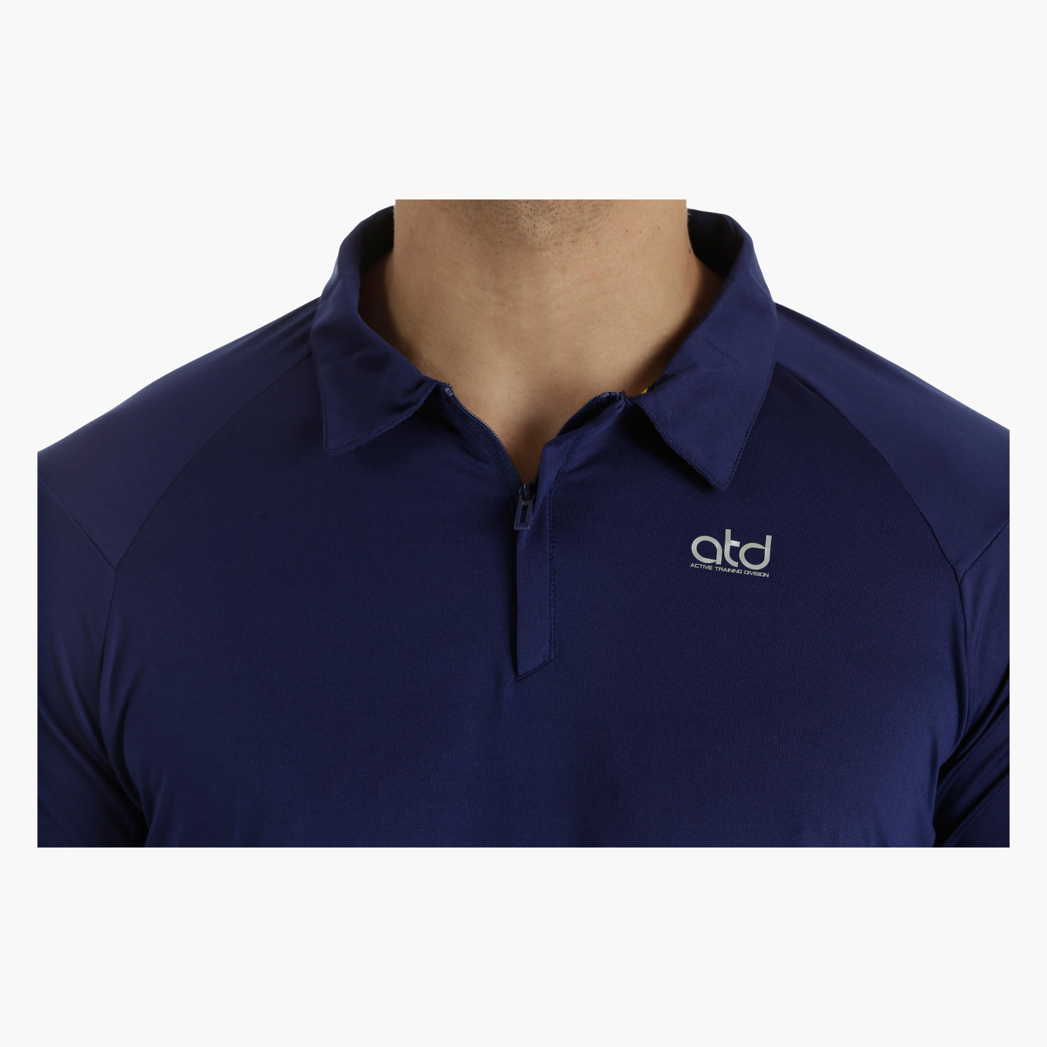 Polo T-Shirt with Raglan Sleeves and Cut-and-Sew Mesh Inserts in Regular Fit-men-clothing-tshirtsandpolos-polos-image-4