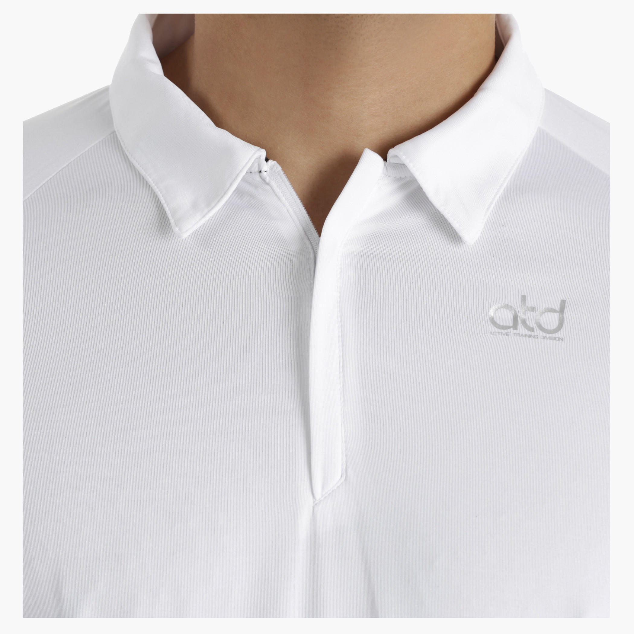 Polo T-Shirt with Raglan Sleeves and Cut-and-Sew Mesh Inserts in Regular Fit-men-clothing-tshirtsandpolos-polos-image-4