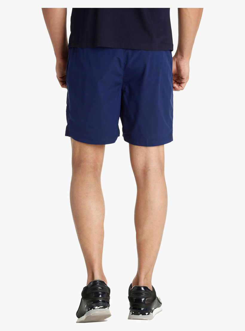 Woven Shorts with Mesh Insert-men-clothing-sportswearandactivewear-bottoms-image-2