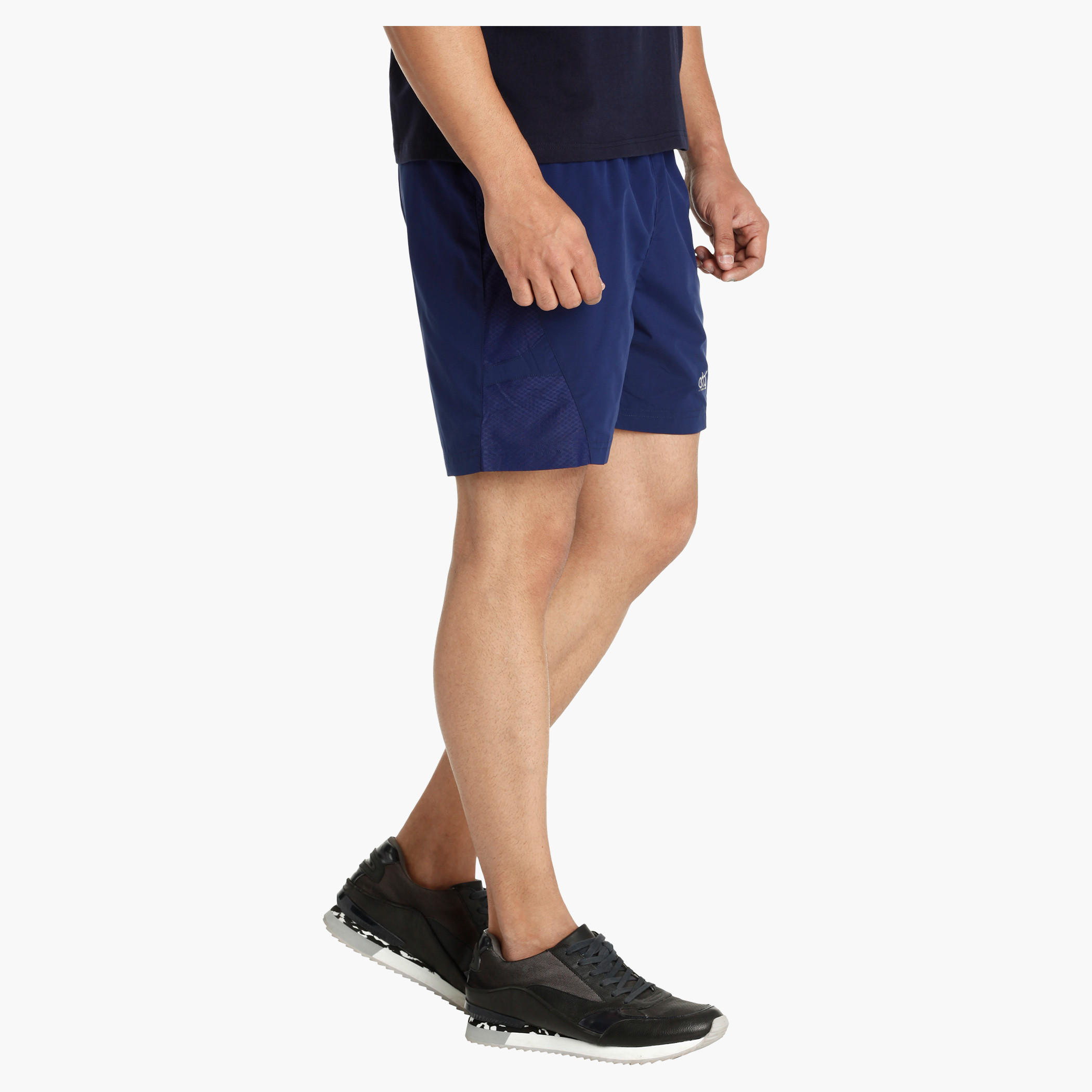 Woven Shorts with Mesh Insert-men-clothing-sportswearandactivewear-bottoms-image-3