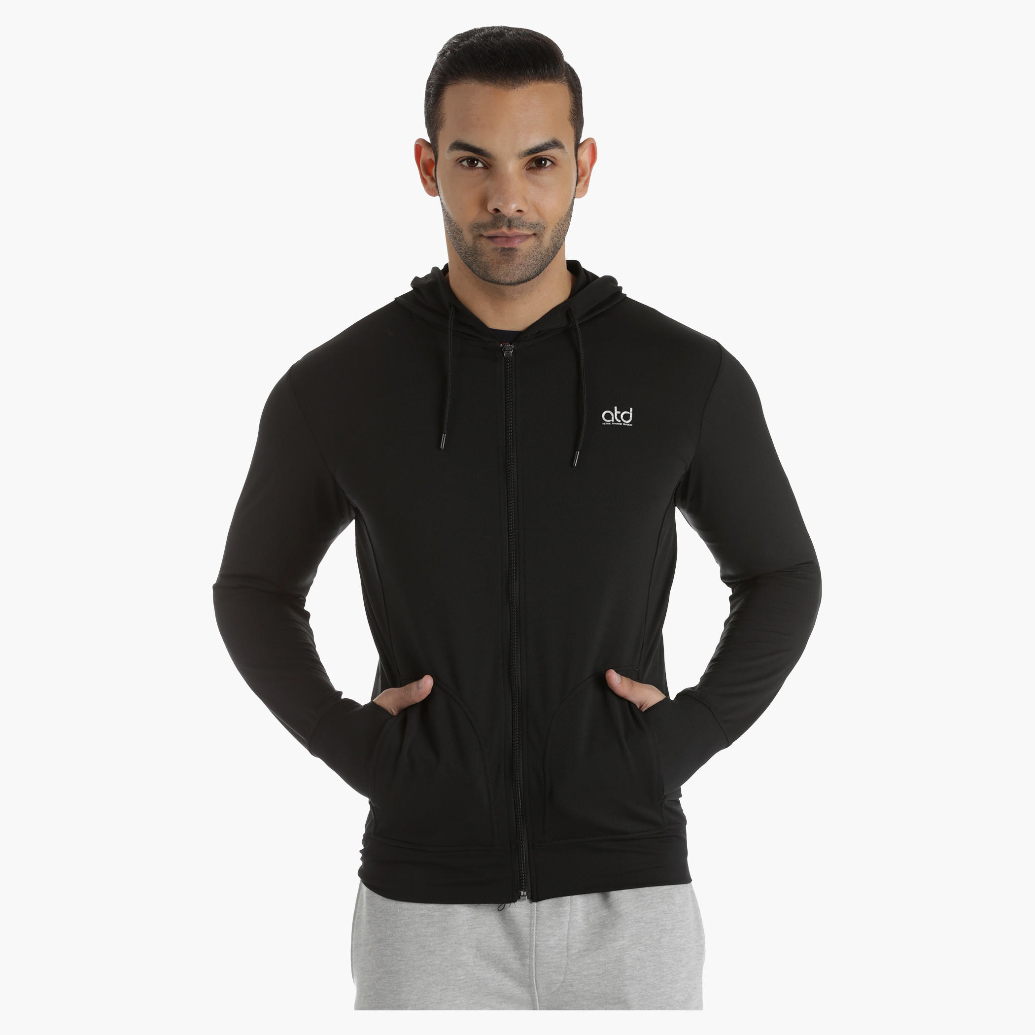 Hooded Sweatshirt in Regular Fit-men-winterwear-hoodiesandsweatshirts-image-1