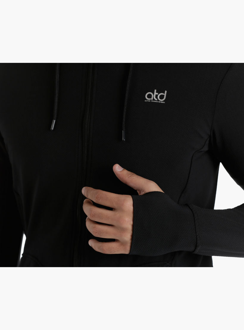 Hooded Sweatshirt in Regular Fit-men-winterwear-hoodiesandsweatshirts-image-4