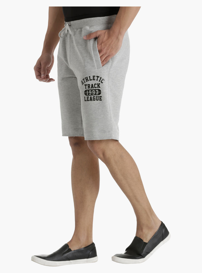 Printed Half-Length Shorts with Waistband Tipping-men-clothing-sportswearandactivewear-bottoms-image-3