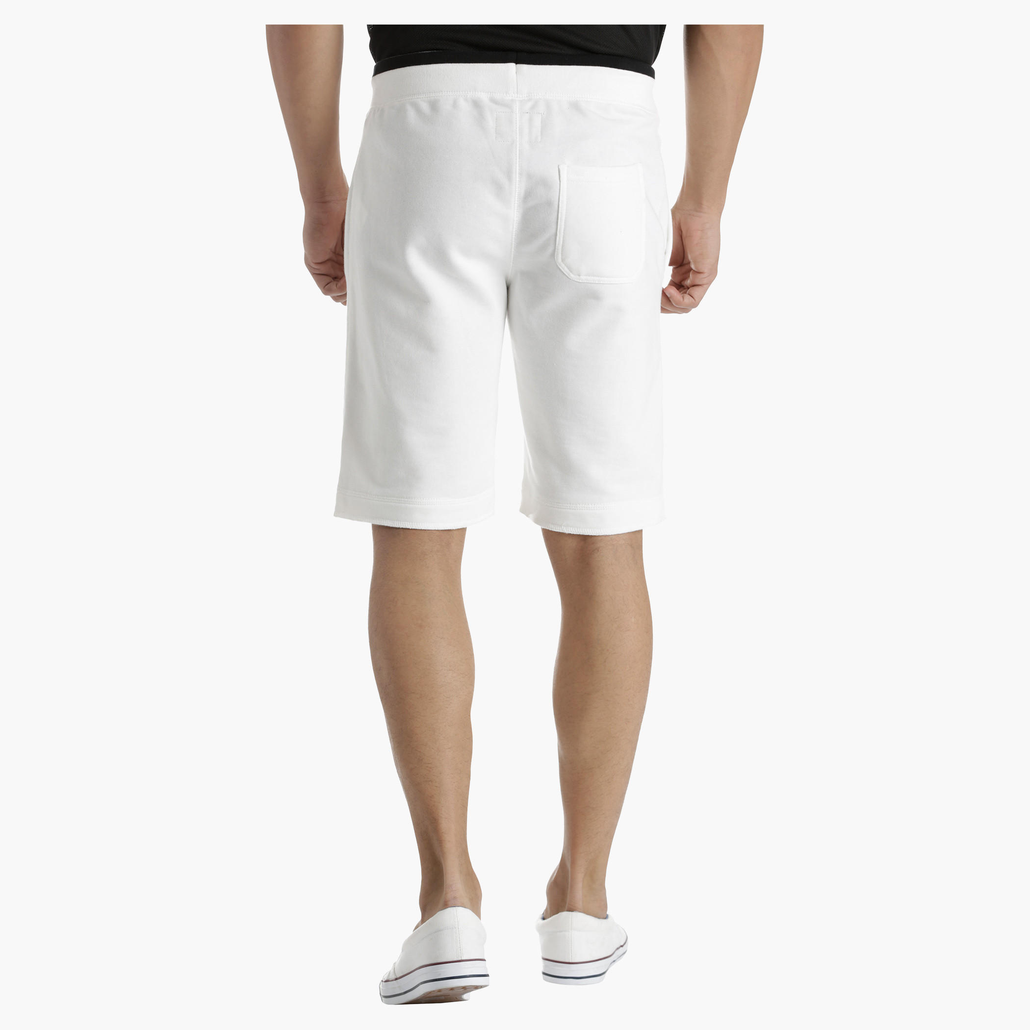 Printed Half-Length Shorts with Waistband Tipping-men-clothing-sportswearandactivewear-bottoms-image-12