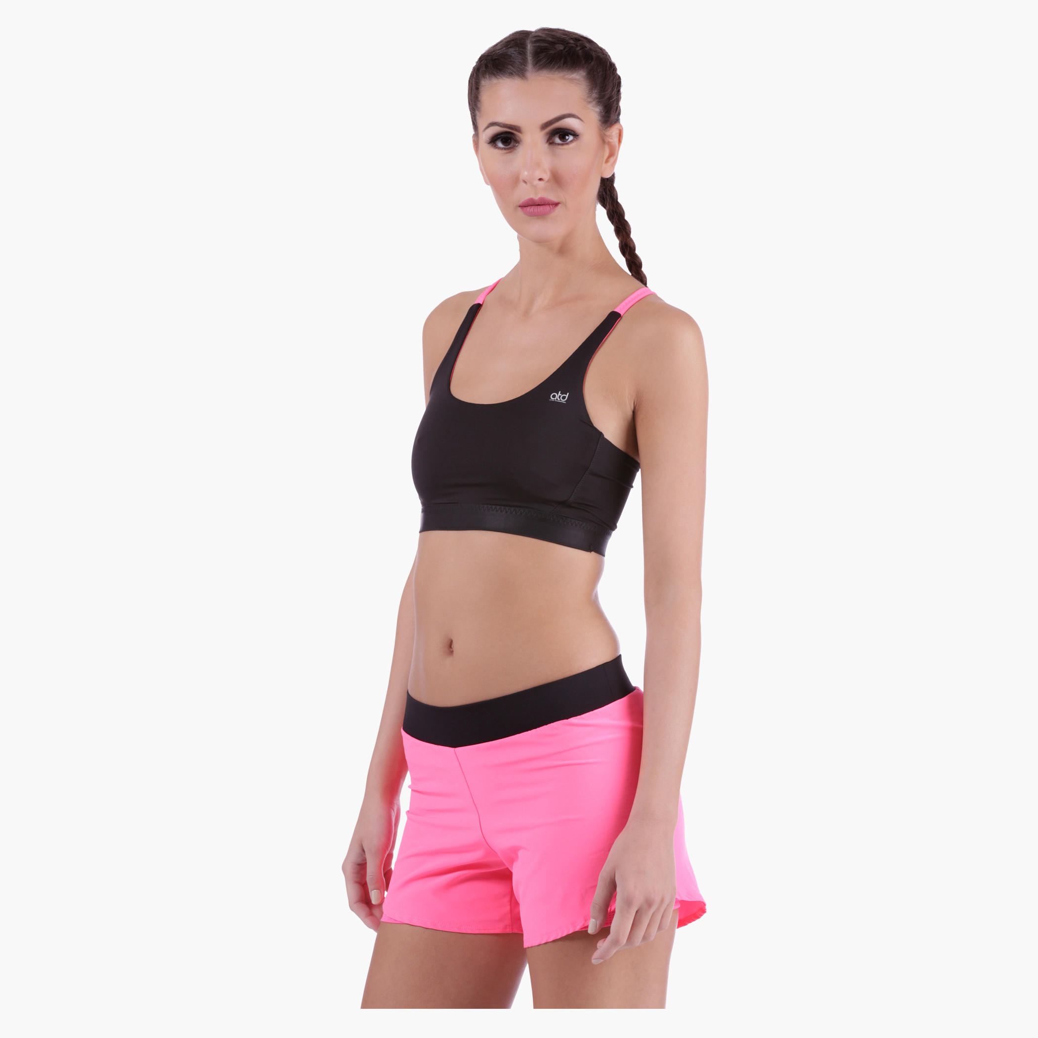 Reversible Sports Bra with Contrast Straps-sports-women-clothing-sportsbras-image-3