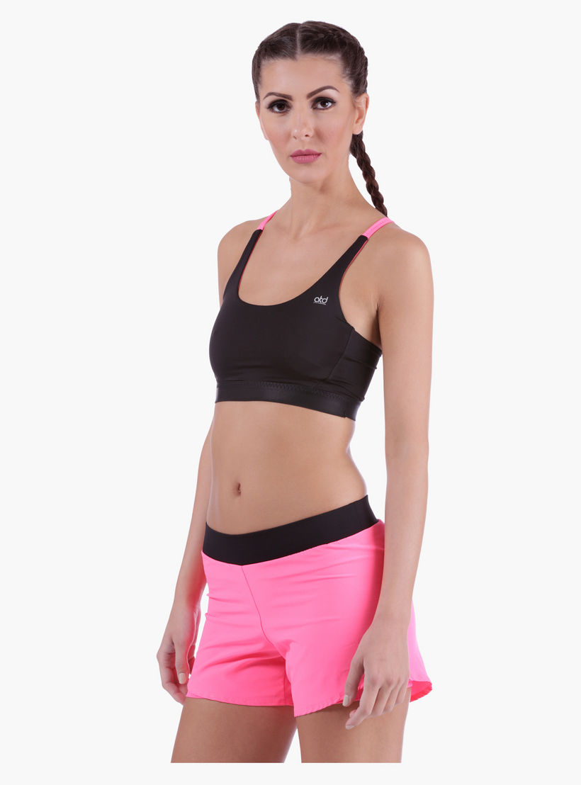 Reversible Sports Bra with Contrast Straps-sports-women-clothing-sportsbras-image-3