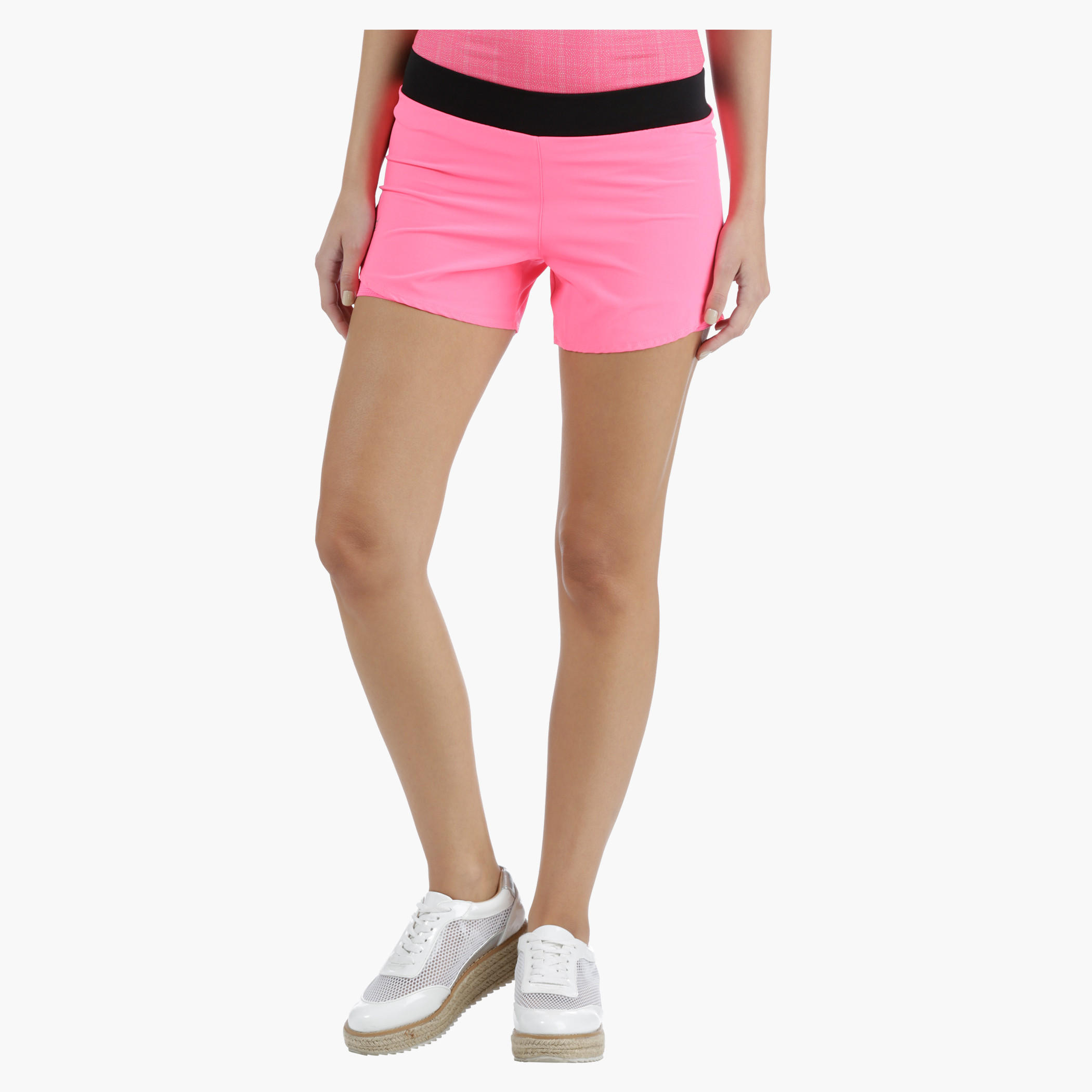 Running Shorts with Inner Extended Mesh in Regular Fit-women-clothing-sportswearandactivewear-bottoms-image-1