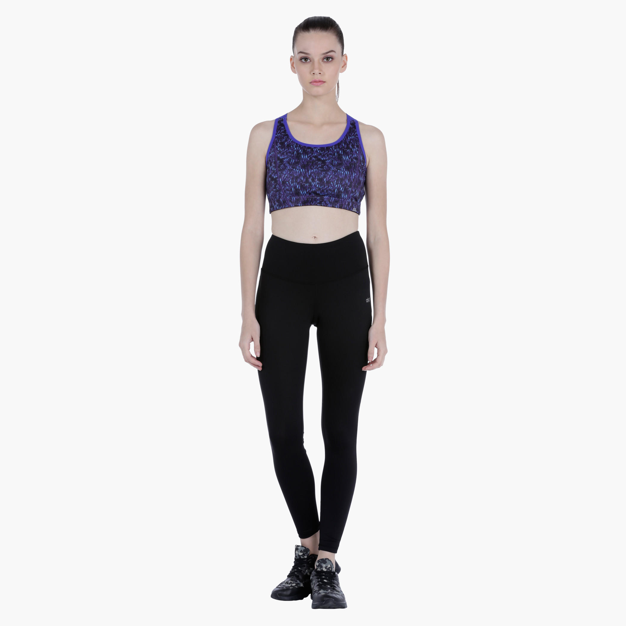 Casual Leggings with High Waistband in Regular Fit-women-clothing-sportswearandactivewear-bottoms-image-5