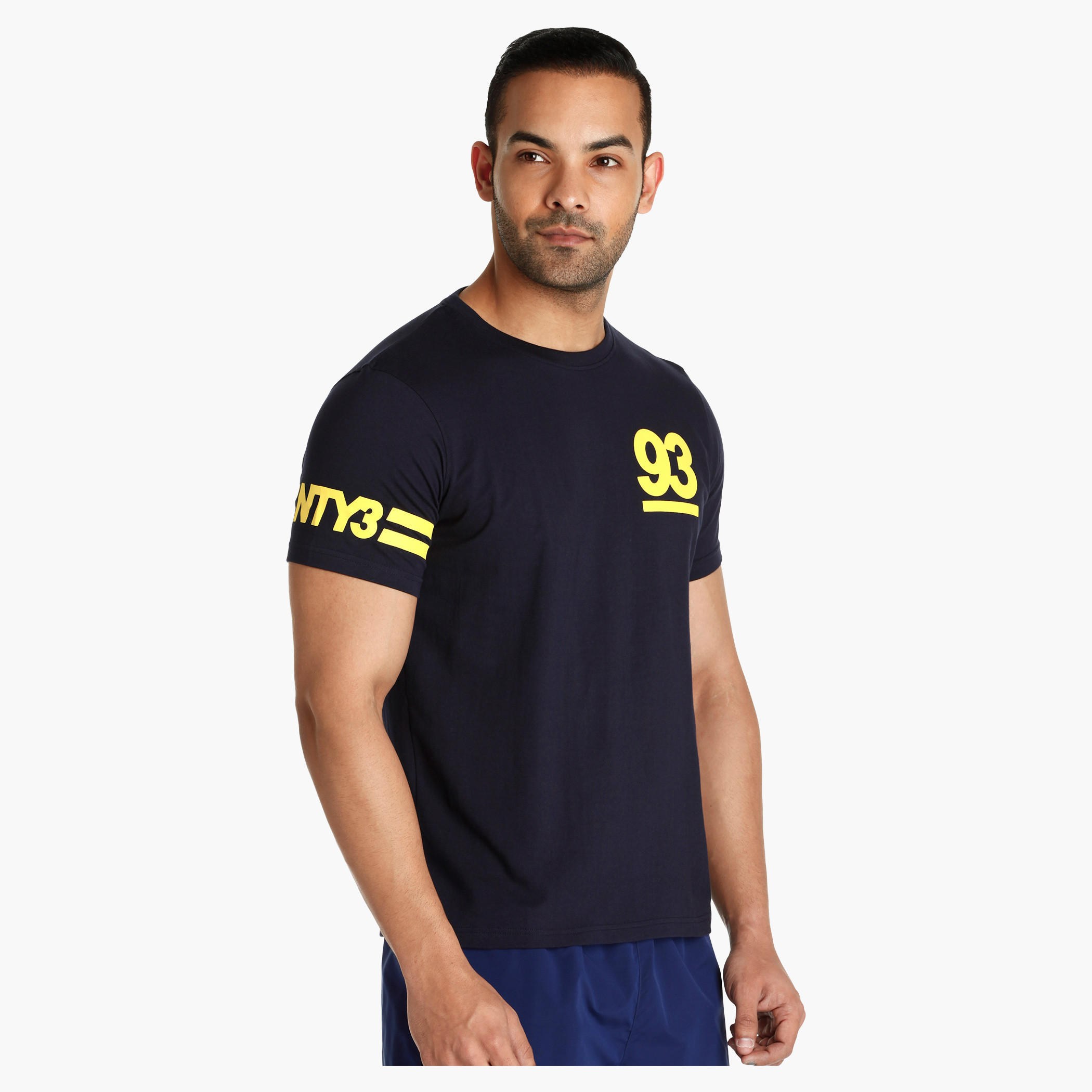 Graphic Print T-Shirt with Short Sleeves-men-clothing-tshirtsandpolos-tshirts-image-3