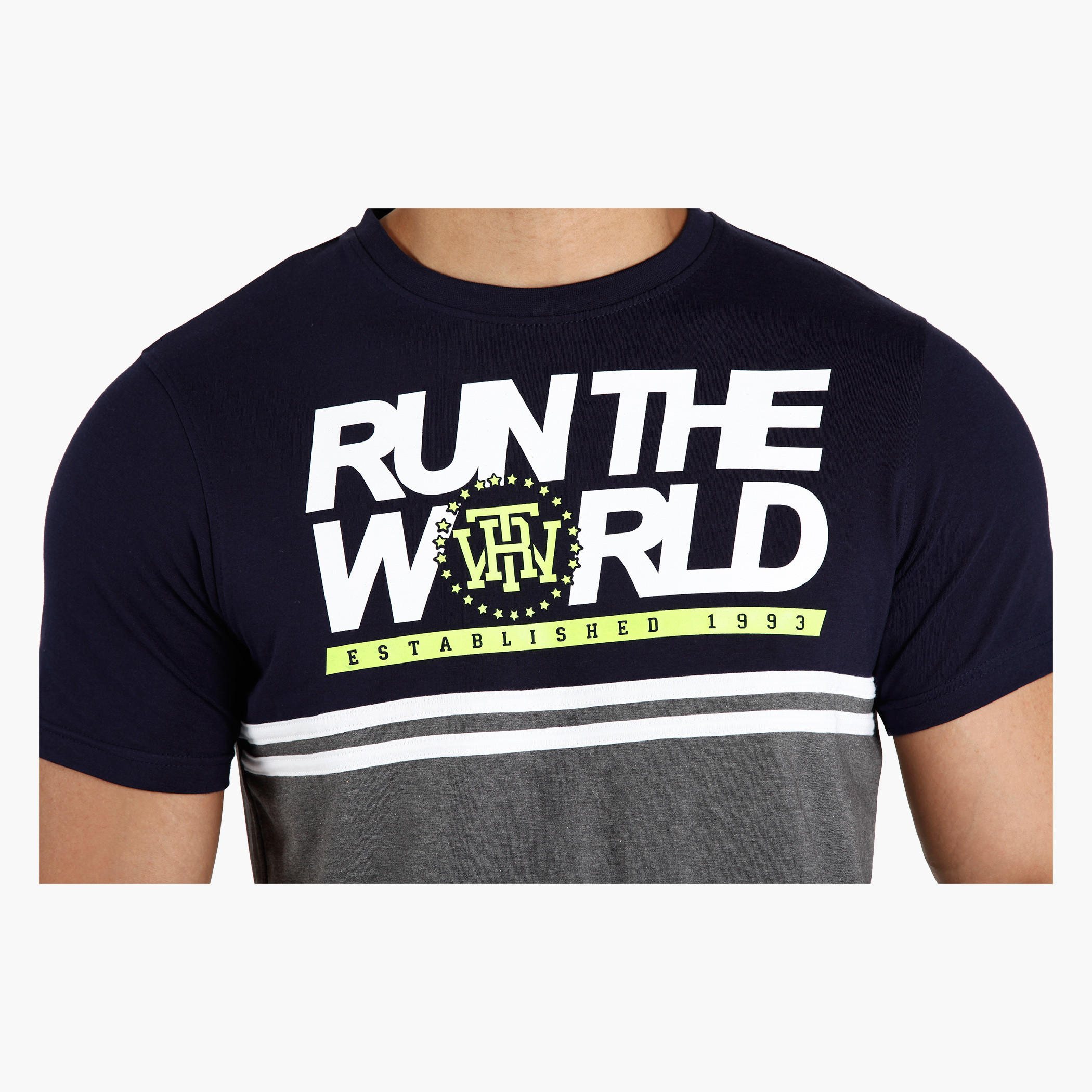 Graphic Print T-Shirt with Short Sleeves-men-clothing-tshirtsandpolos-tshirts-image-4