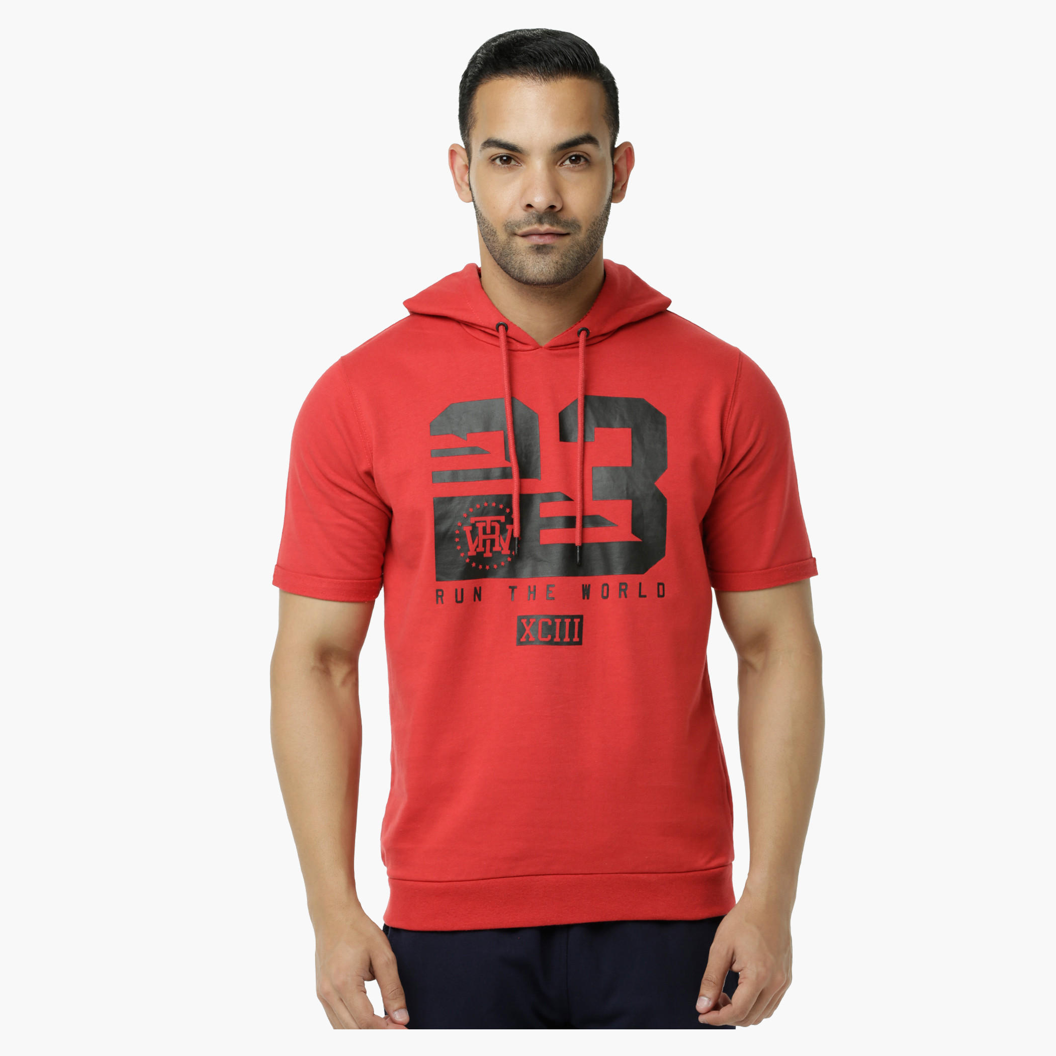 Graphic Print Sweatshirt with Hood-men-winterwear-hoodiesandsweatshirts-image-1