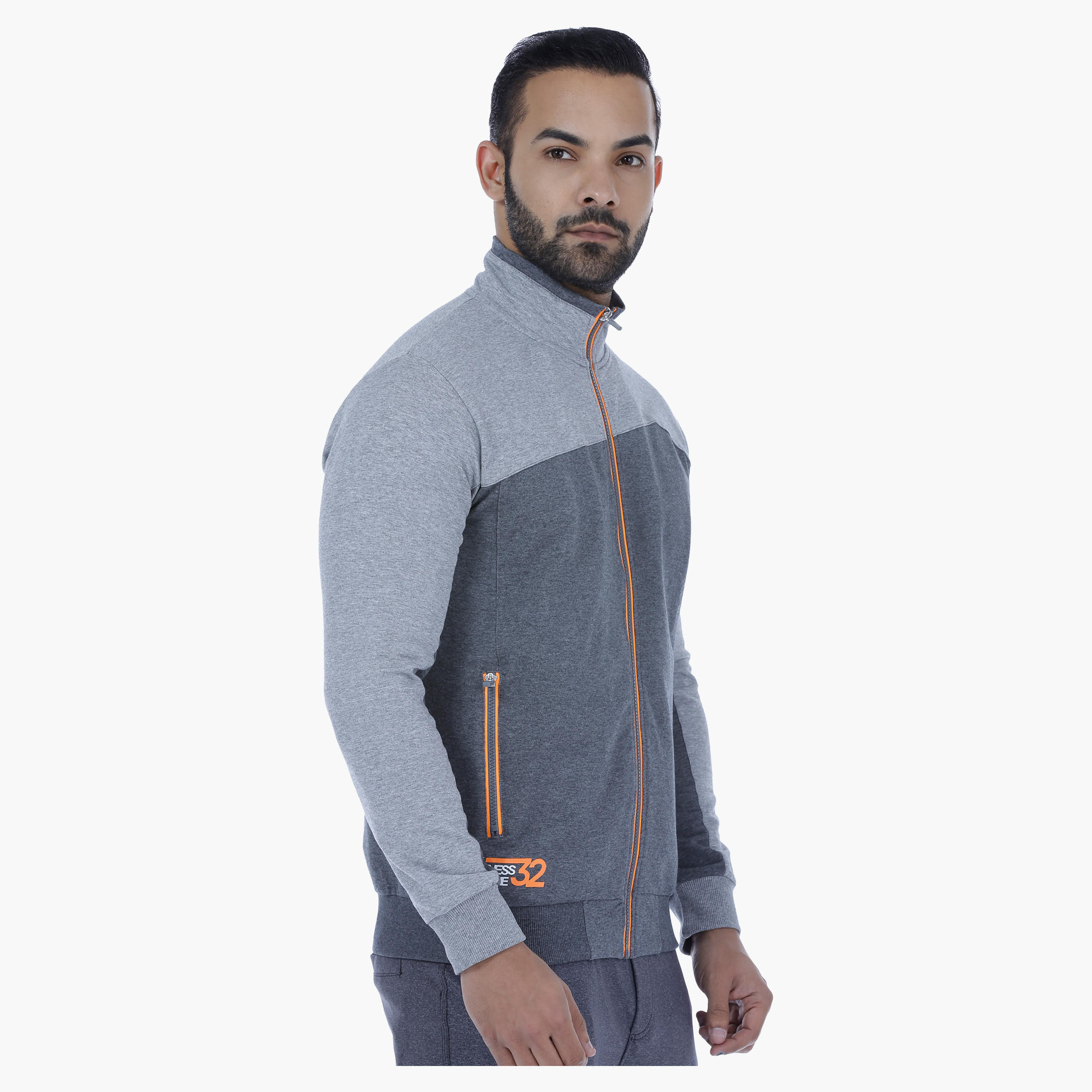 Melange High Neck Jacket-men-clothing-jacketsandblazers-jackets-image-3