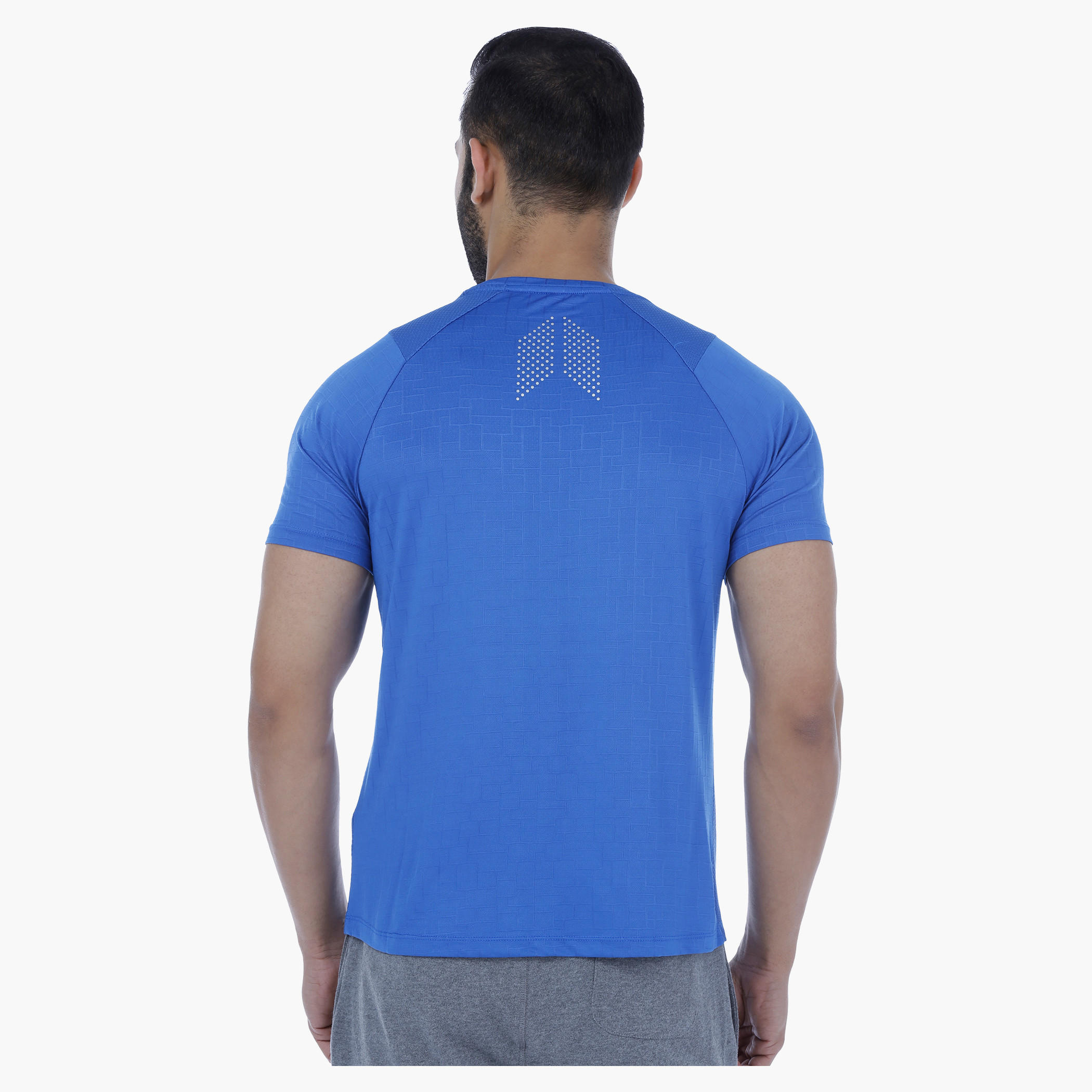 Short Sleeves T-Shirt with Mesh Detail-men-clothing-sportswearandactivewear-tshirtsandpolos-image-2