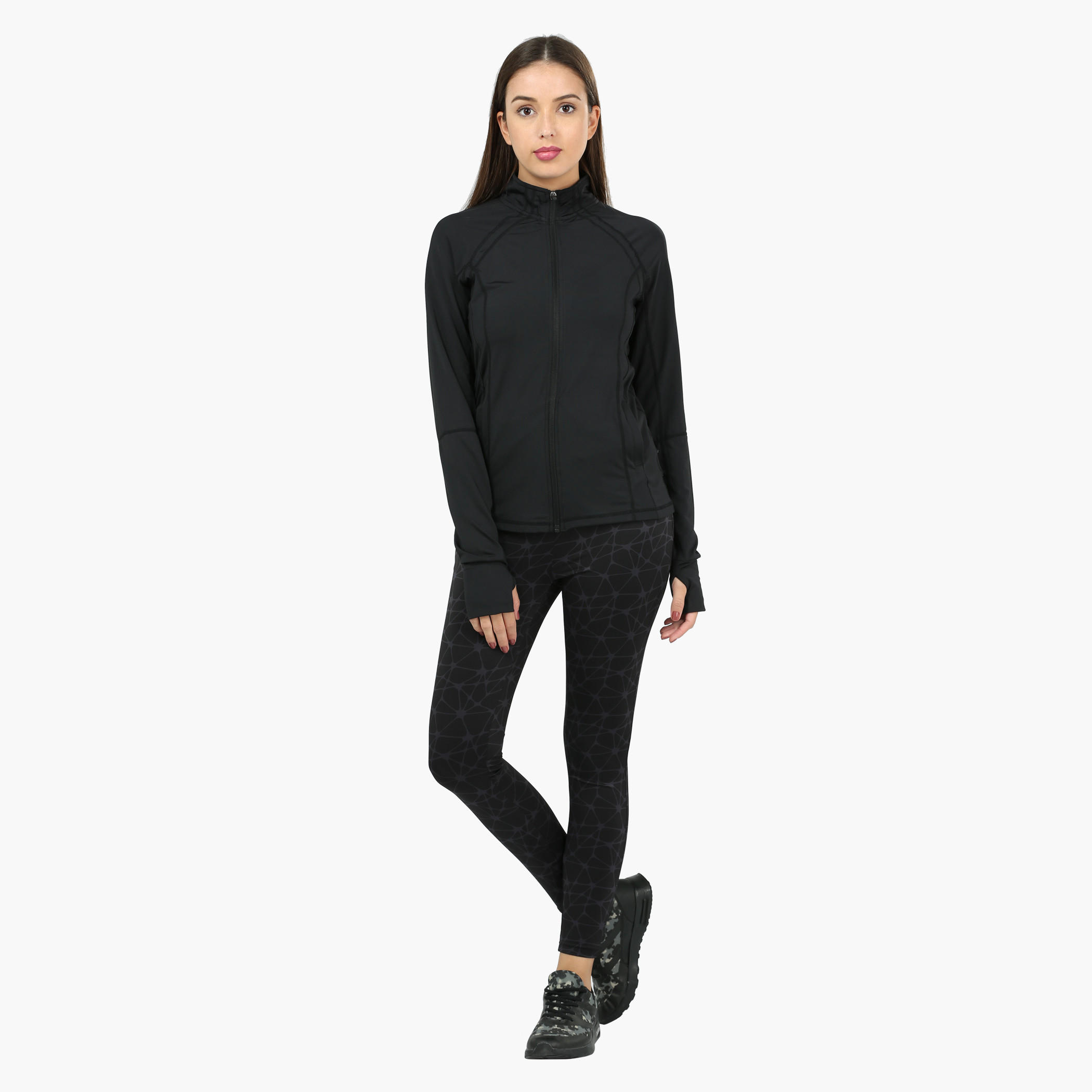 Long Sleeves Flatlock Jacket with Zip Closure-women-clothing-sportswearandactivewear-hoodiesandsweatshirts-image-1