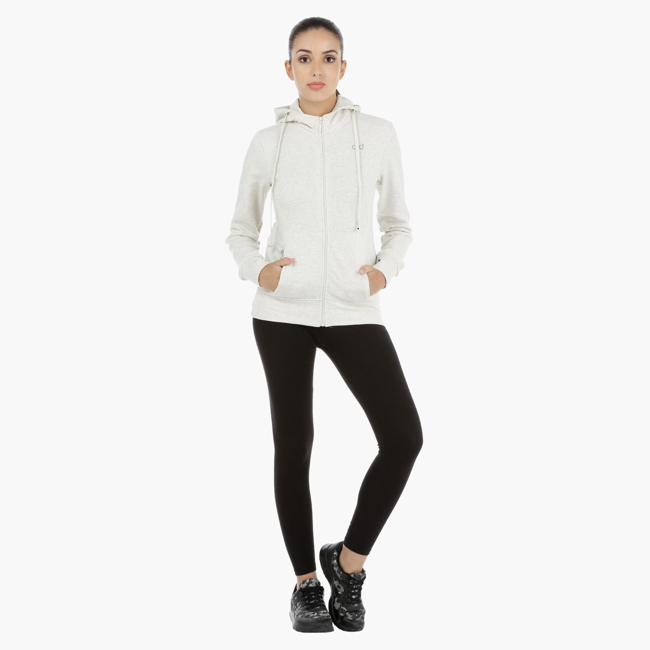 Hooded Long Sleeves Jacket with Earbuds-women-clothing-sportswearandactivewear-hoodiesandsweatshirts-image-5