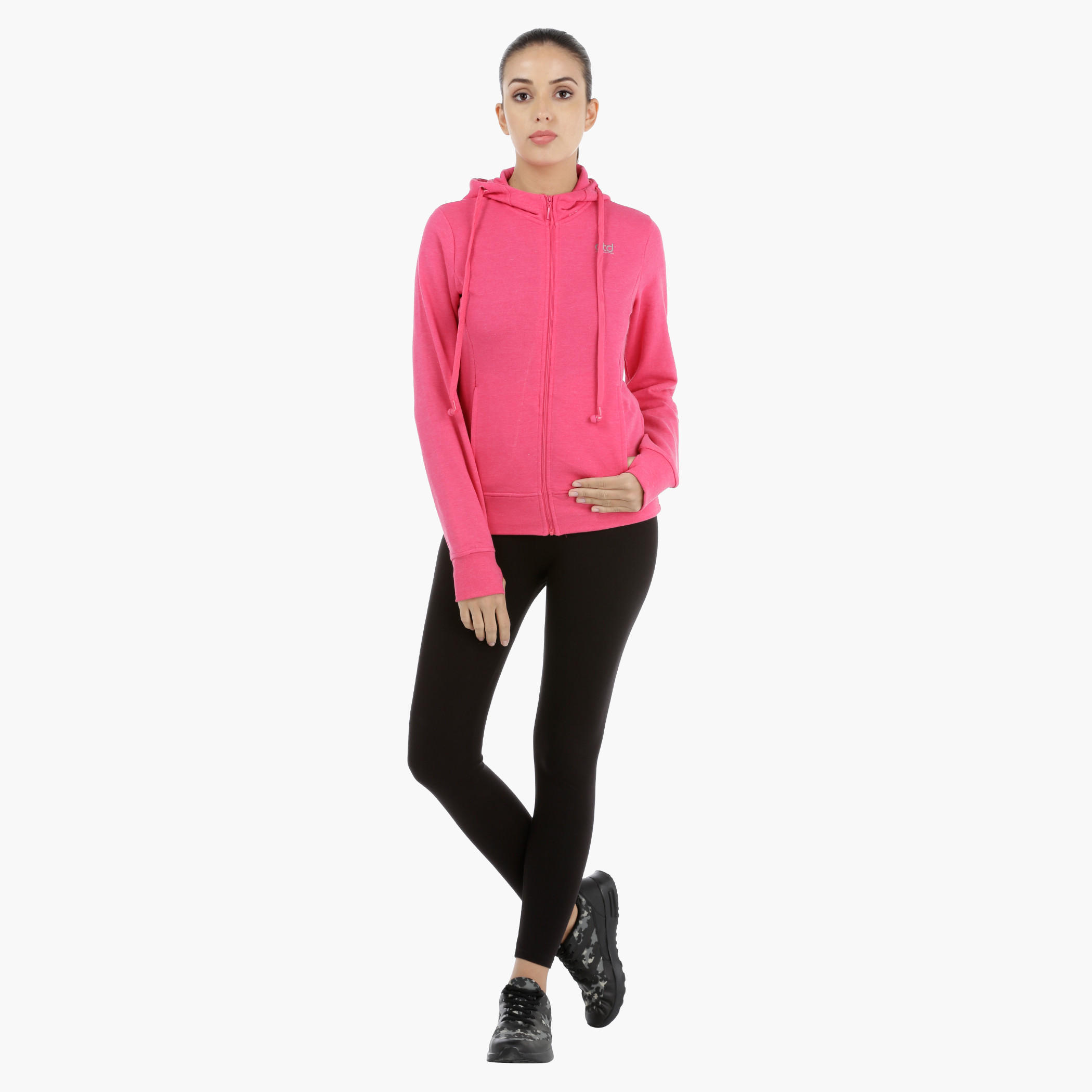 Hooded Long Sleeves Jacket with Earbuds-women-clothing-sportswearandactivewear-hoodiesandsweatshirts-image-10