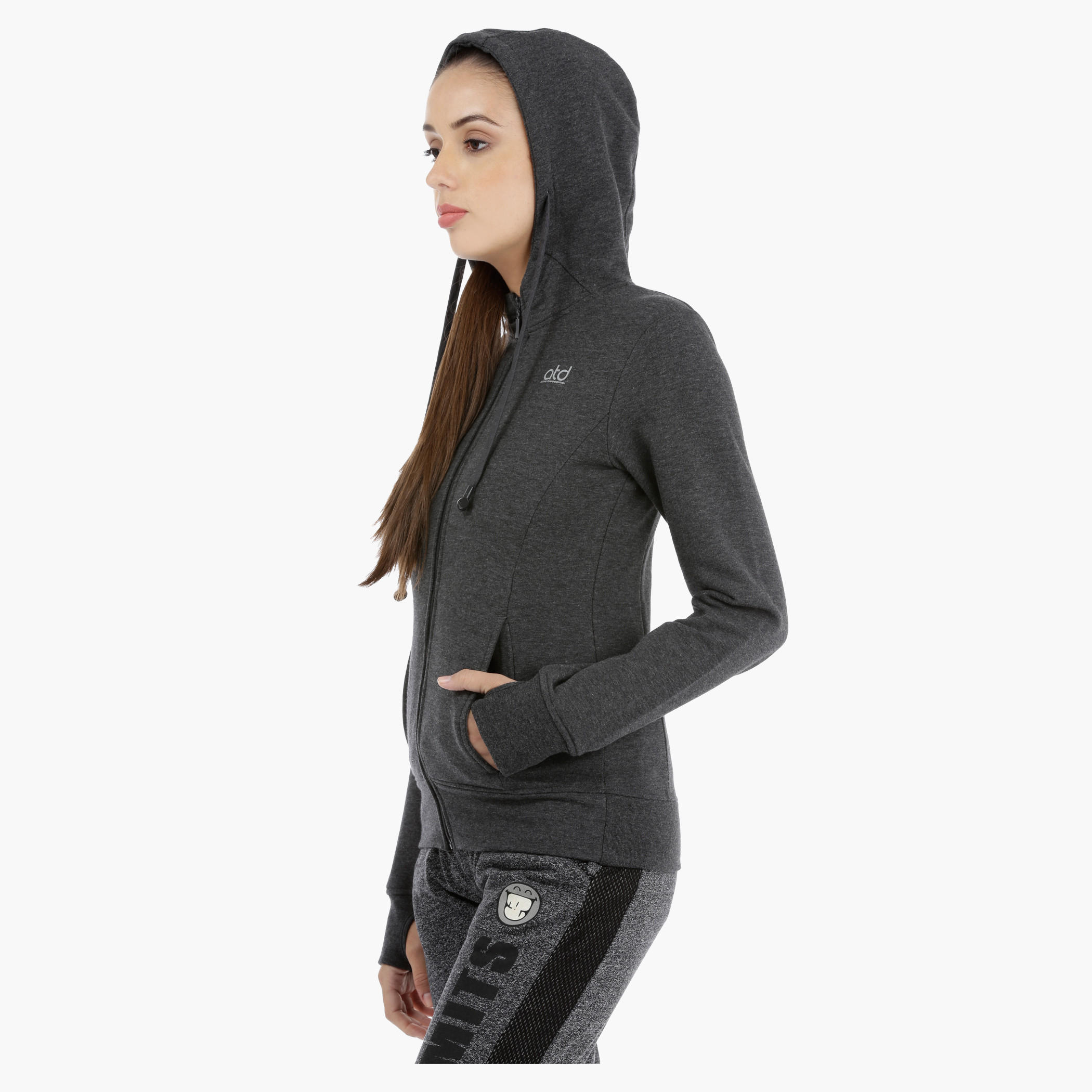 Hooded Long Sleeves Jacket with Earbuds-women-clothing-sportswearandactivewear-hoodiesandsweatshirts-image-13