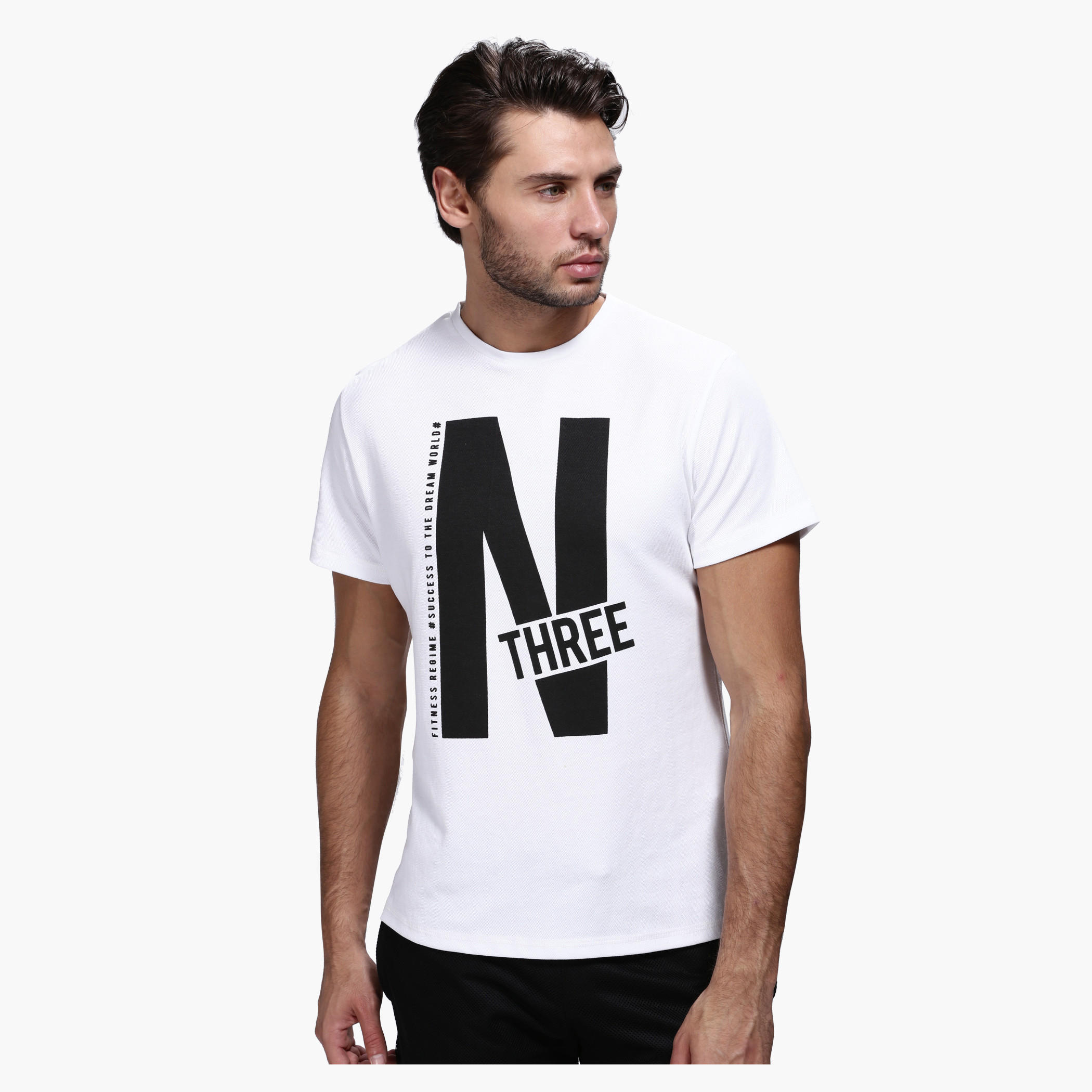 Casual Crew Neck T-Shirt with Short Sleeves-men-clothing-tshirtsandpolos-tshirts-image-6