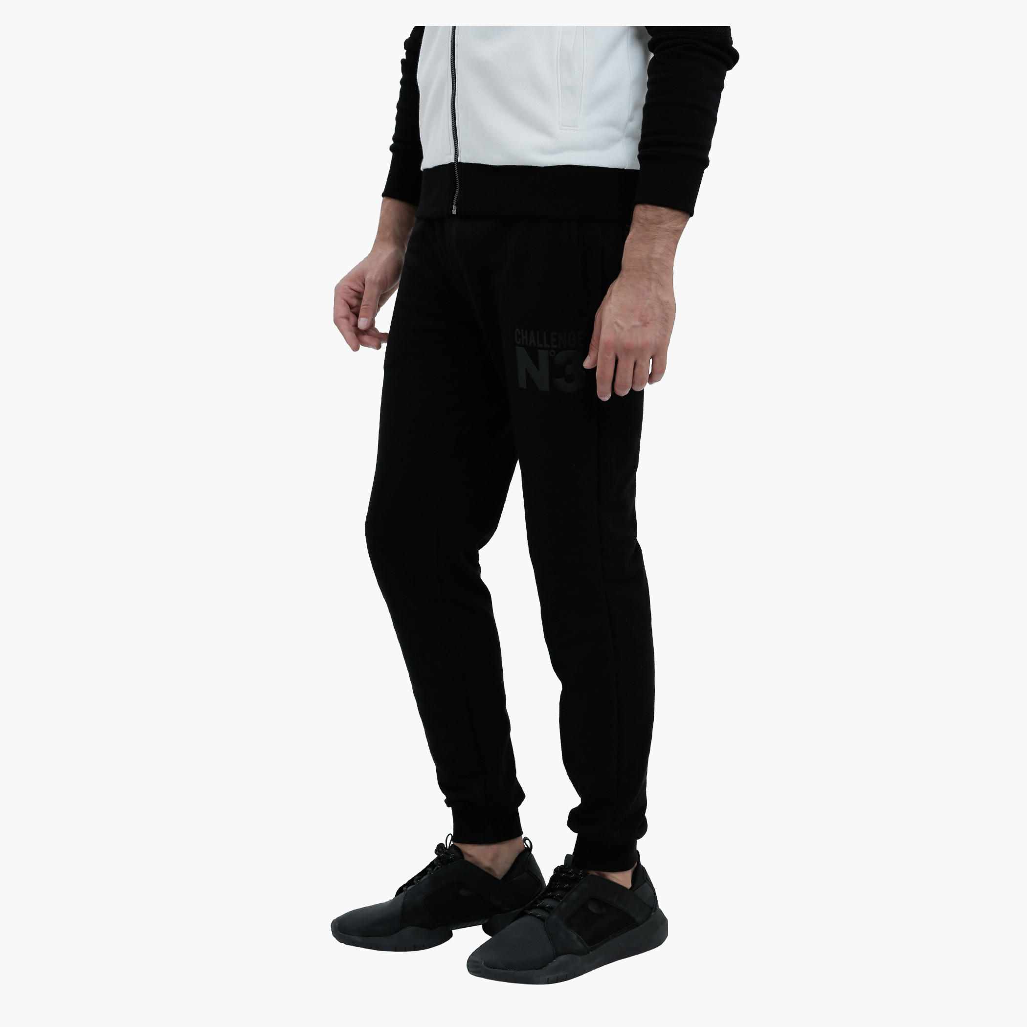 Graphic Print Full Length Jog Pants with Cuffs-men-clothing-bottoms-joggers-image-3