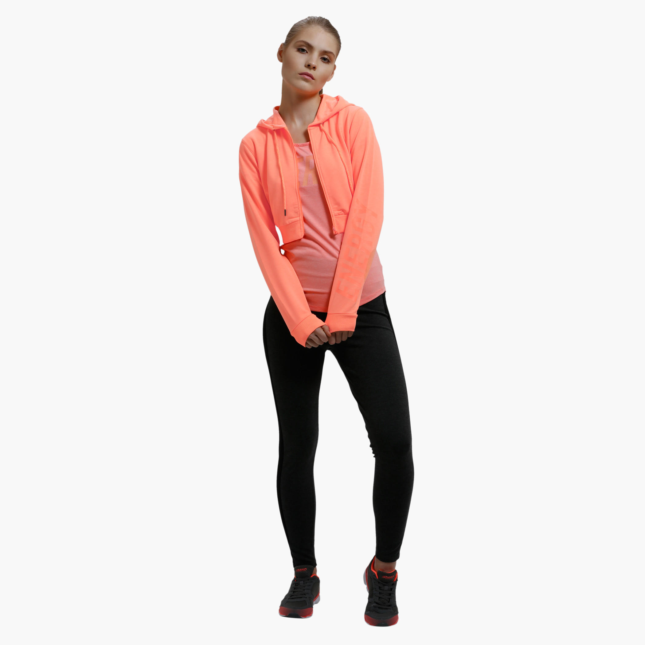 Front Open Sweatshirt with Hood and Long Sleeves-women-winterwear-hoodiesandsweatshirts-sweatshirts-image-1