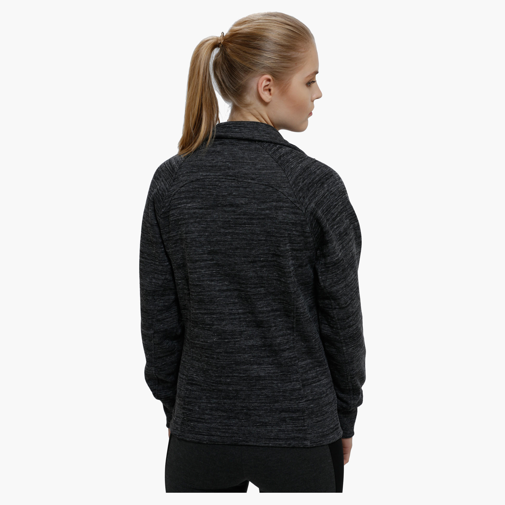 Melange Print Jacket with Zip Closure and Long Sleeves-women-clothing-sportswearandactivewear-coatsandjackets-jackets-image-7